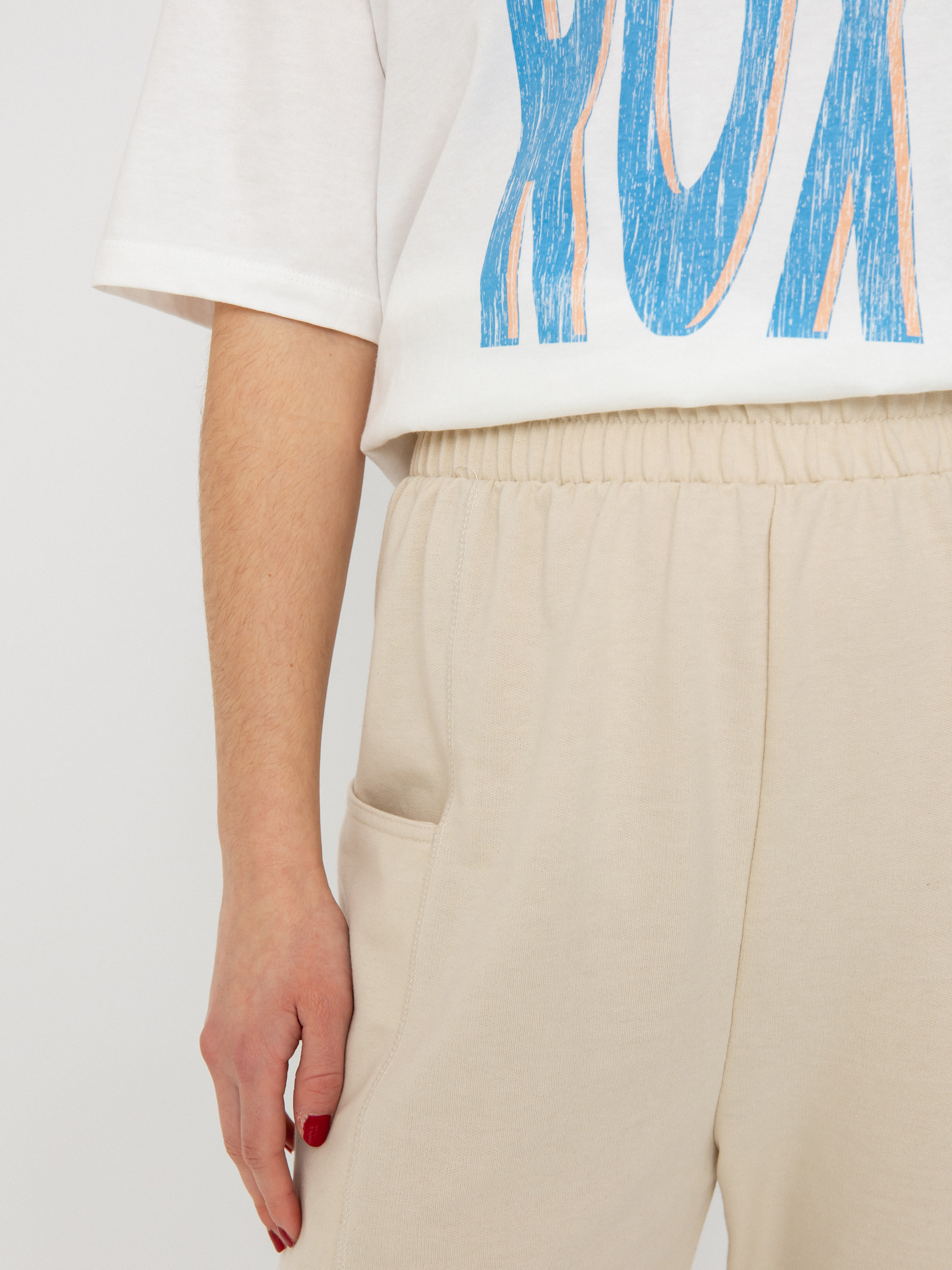 Nohavice Roxy Next Set Wmn (tapioca)