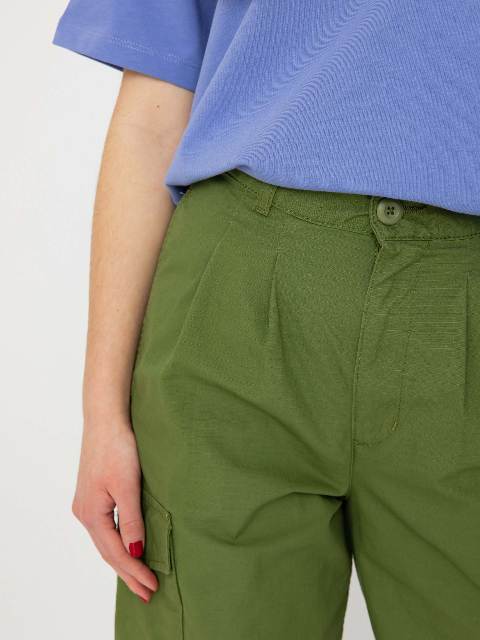 Nohavice Carhartt WIP Collins Wmn (kiwi)