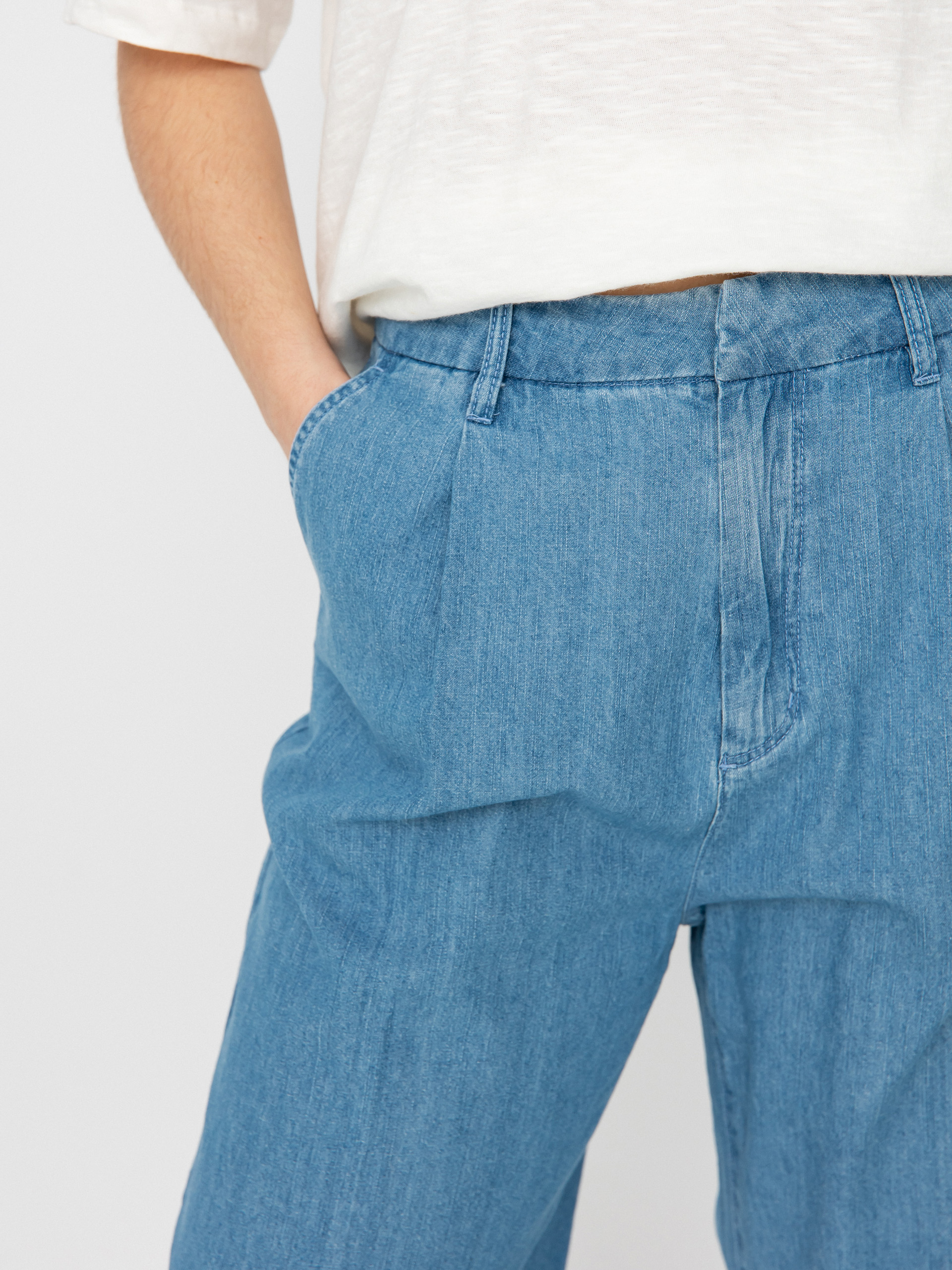 Nohavice Brixton Victory Trouser Wmn (faded indigo)