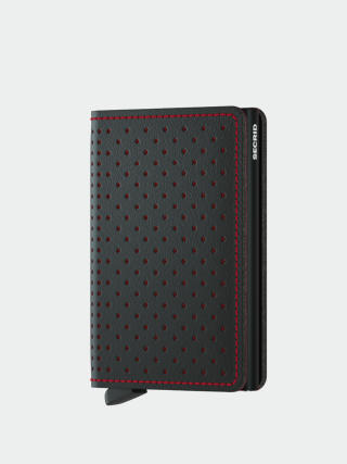 Peňaženka Secrid Slimwallet (perforated black red)