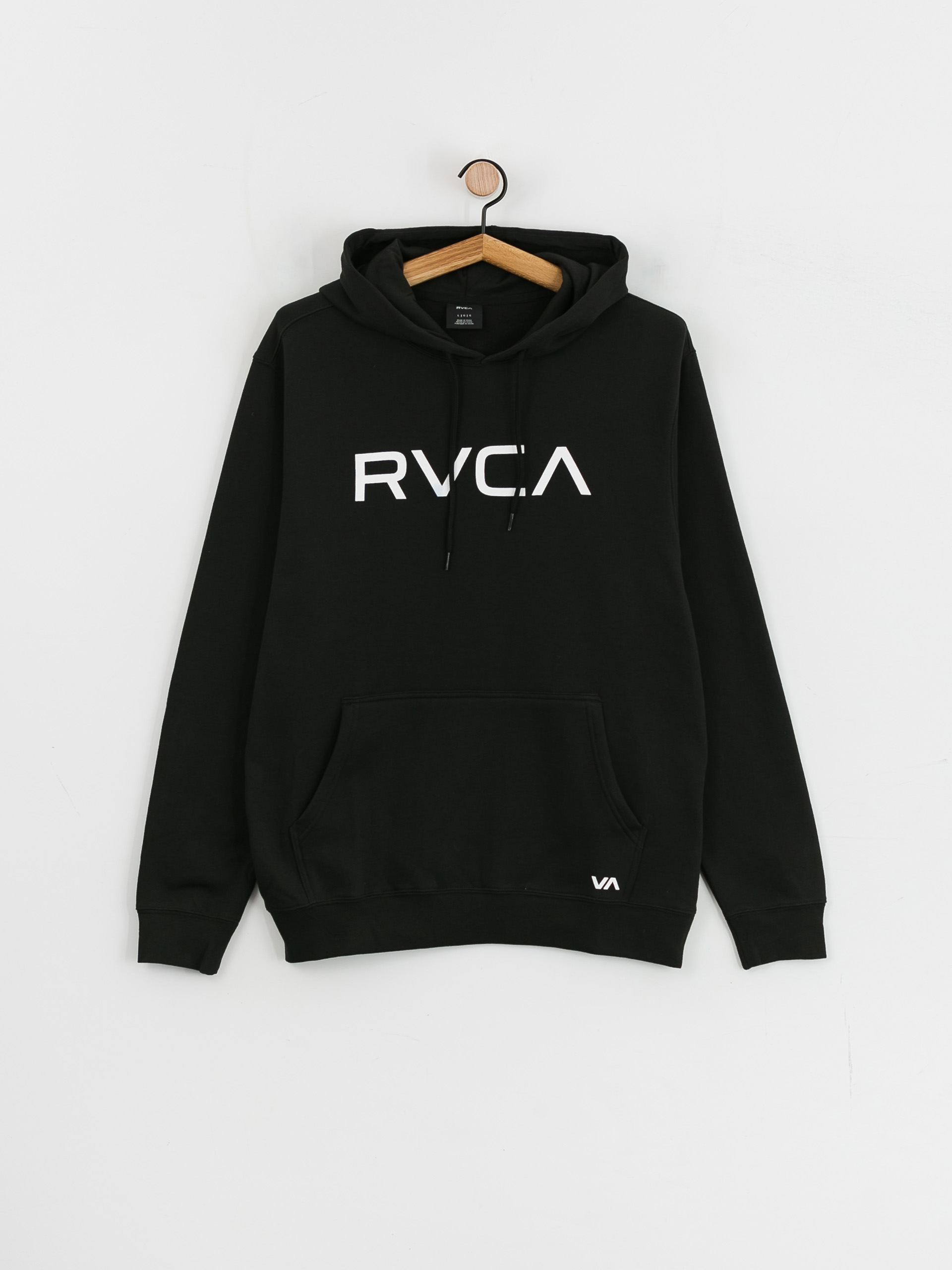 Mikina s kapucňou RVCA Big Rvca HD (black)