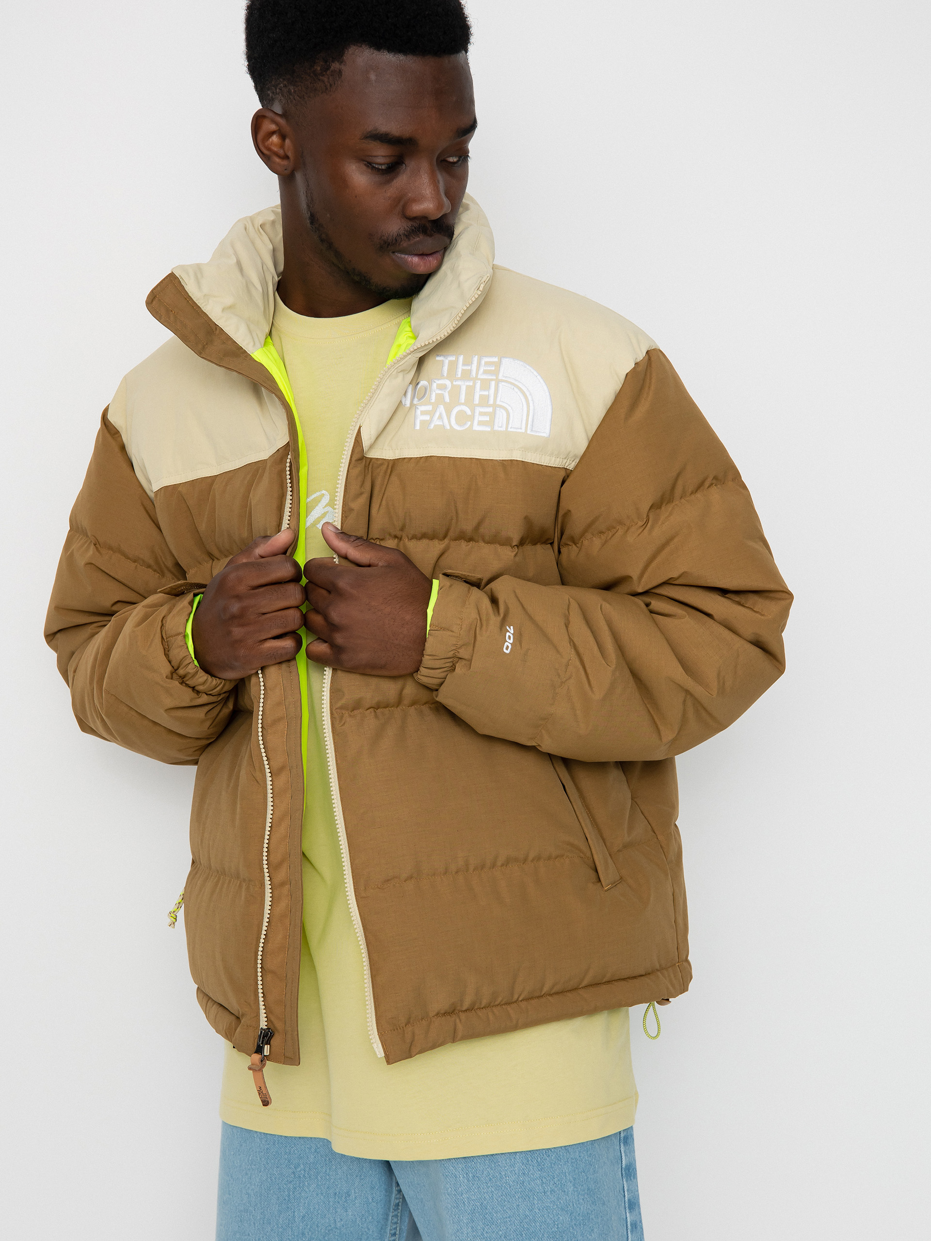 Bunda The North Face 92 Low-Fi Hi-Tek Nuptse (utility brown/gravel)