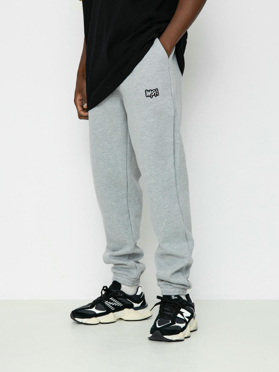 Nohavice MassDnm Signature Patch Sweatpants (heather grey)