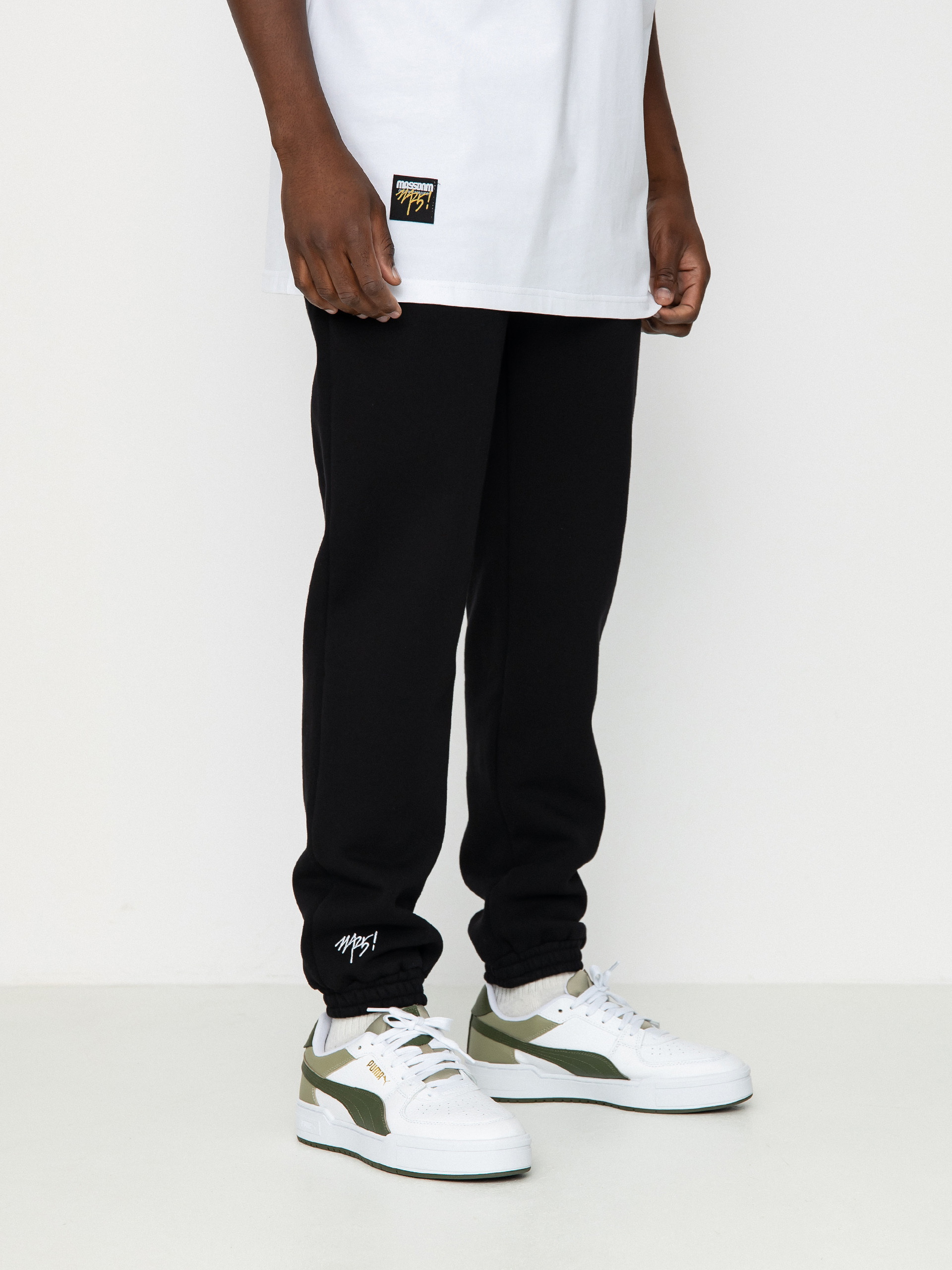Nohavice MassDnm Signature Patch Sweatpants (black)