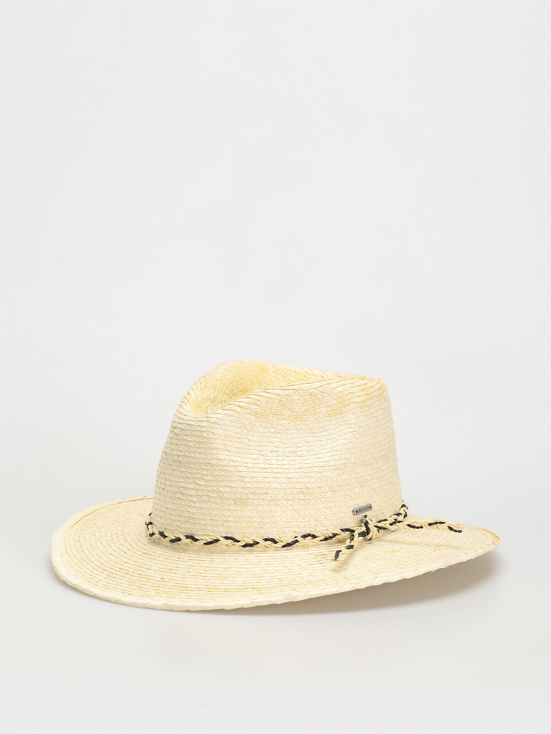 Klobúk Brixton Messer Western Straw Fedora (natural)