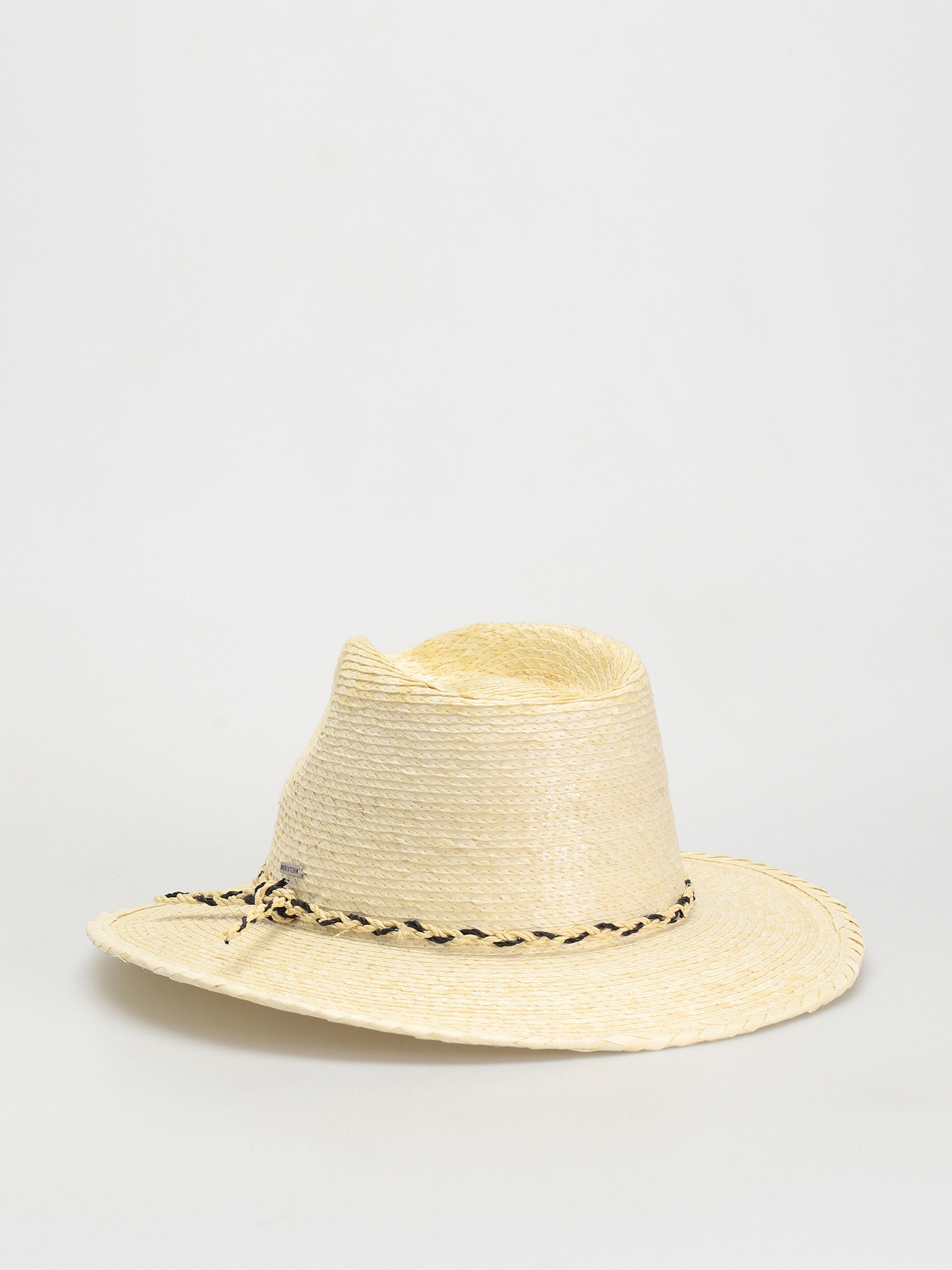 Klobúk Brixton Messer Western Straw Fedora (natural)
