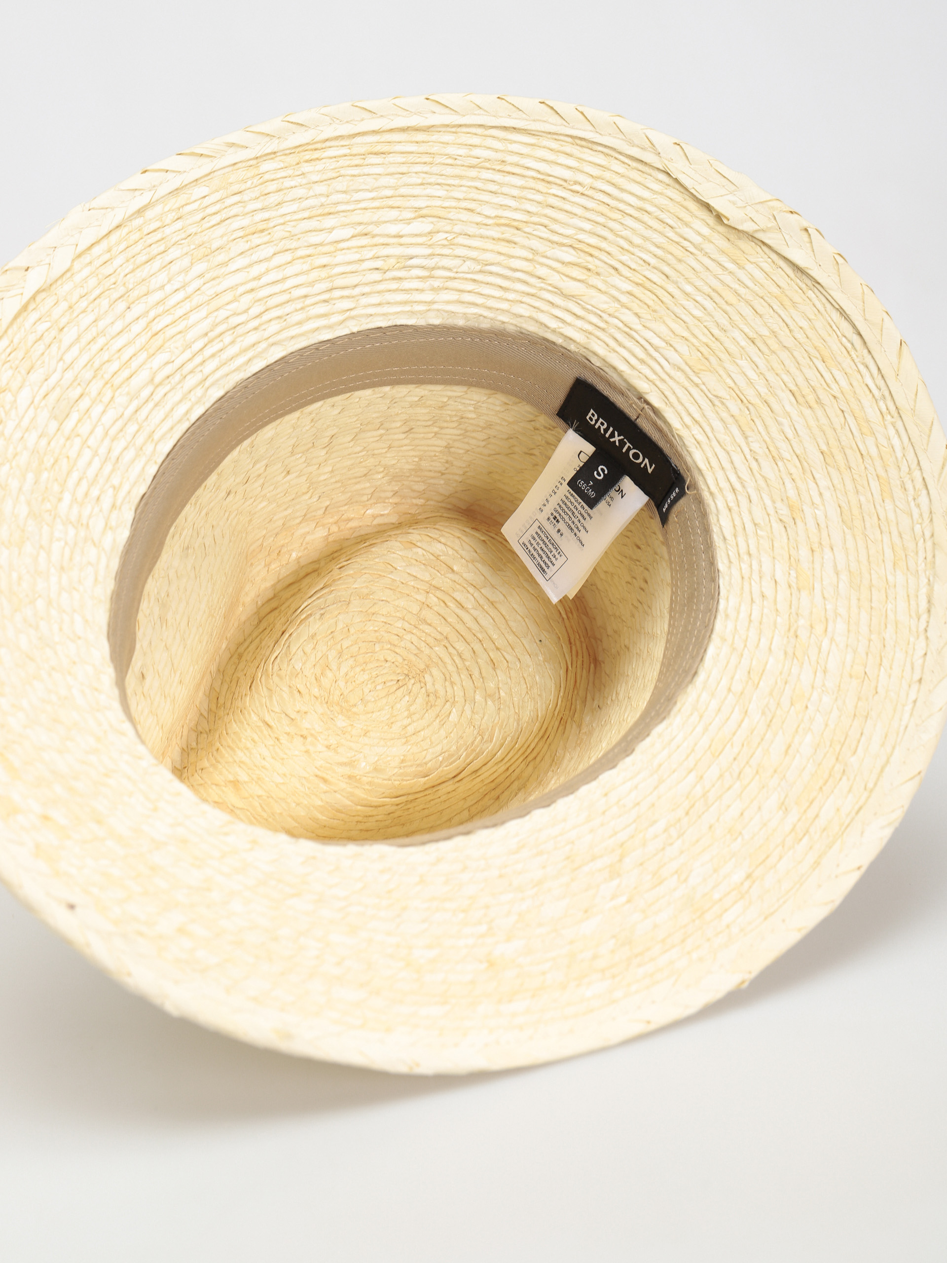 Klobúk Brixton Messer Western Straw Fedora (natural)
