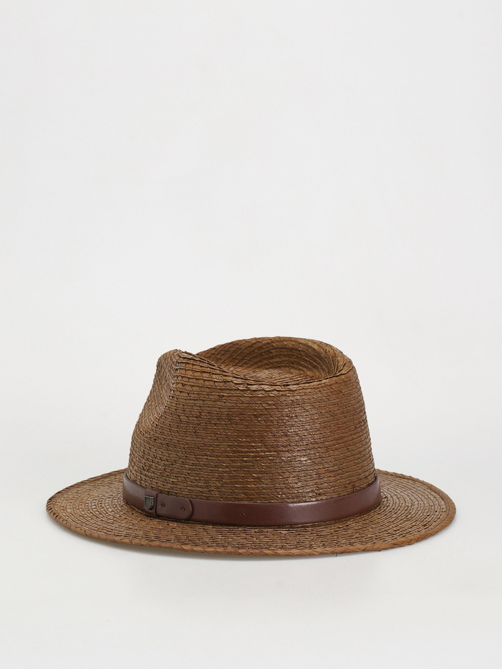 Klobúk Brixton Messer Straw Fedora (toffee)