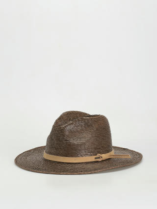 Klobúk Brixton Field Proper Straw Hat (dark earth/natural)