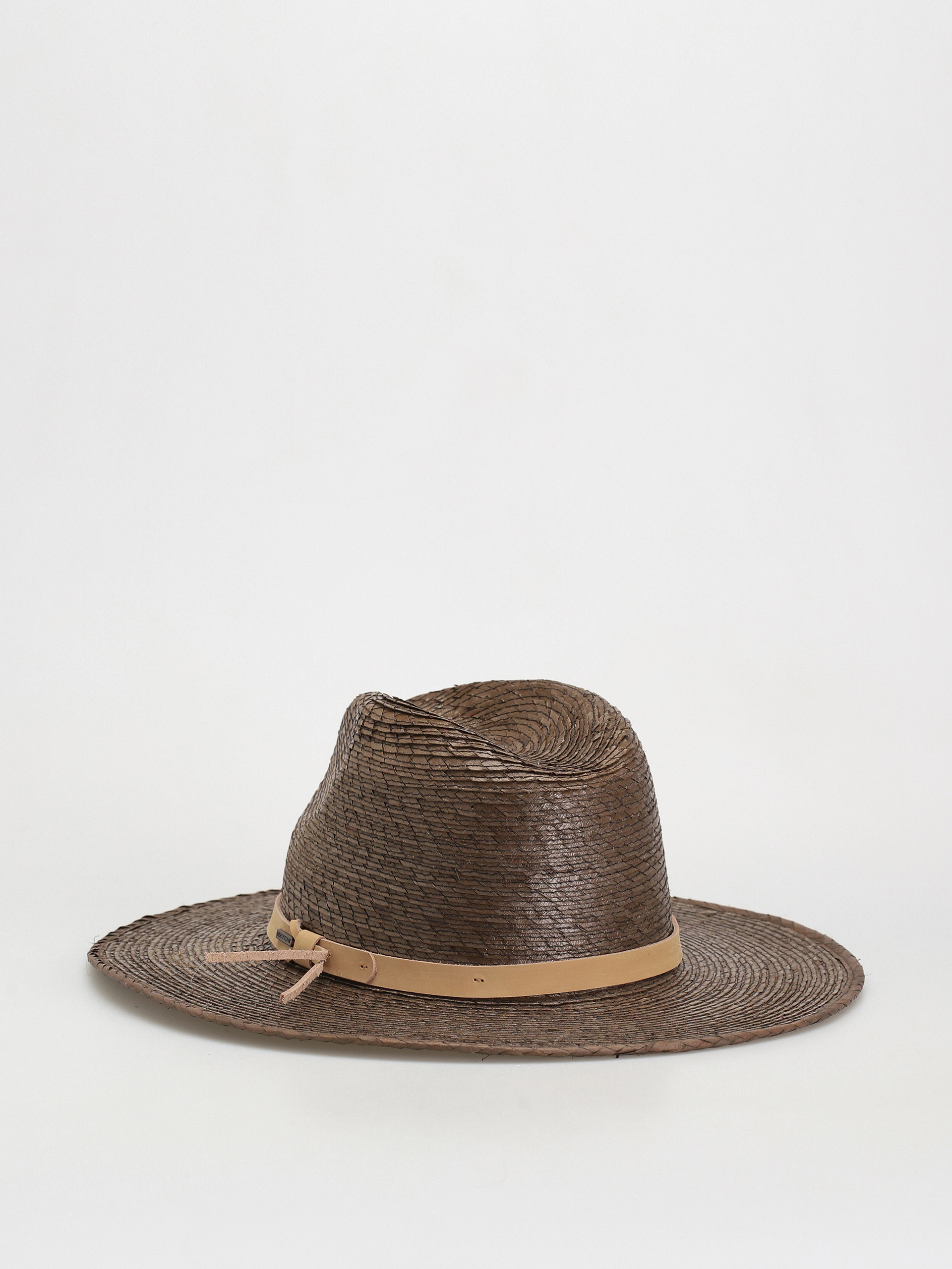 Klobúk Brixton Field Proper Straw Hat (dark earth/natural)