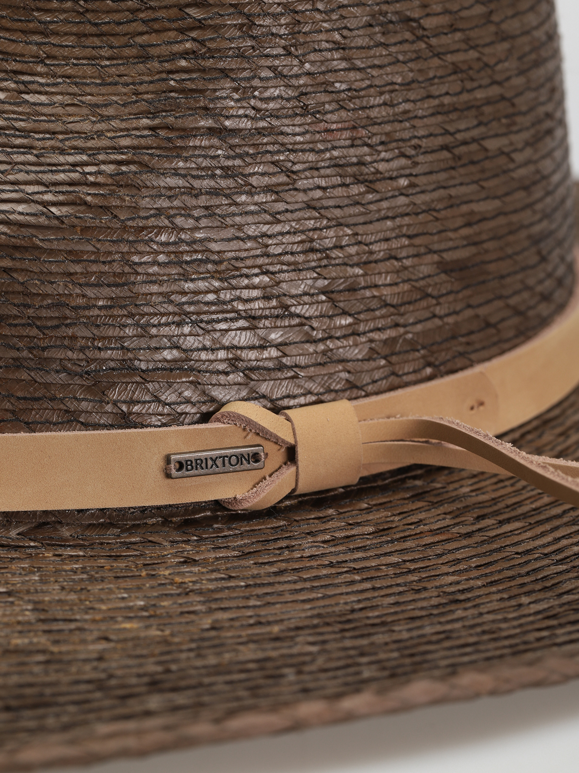 Klobúk Brixton Field Proper Straw Hat (dark earth/natural)