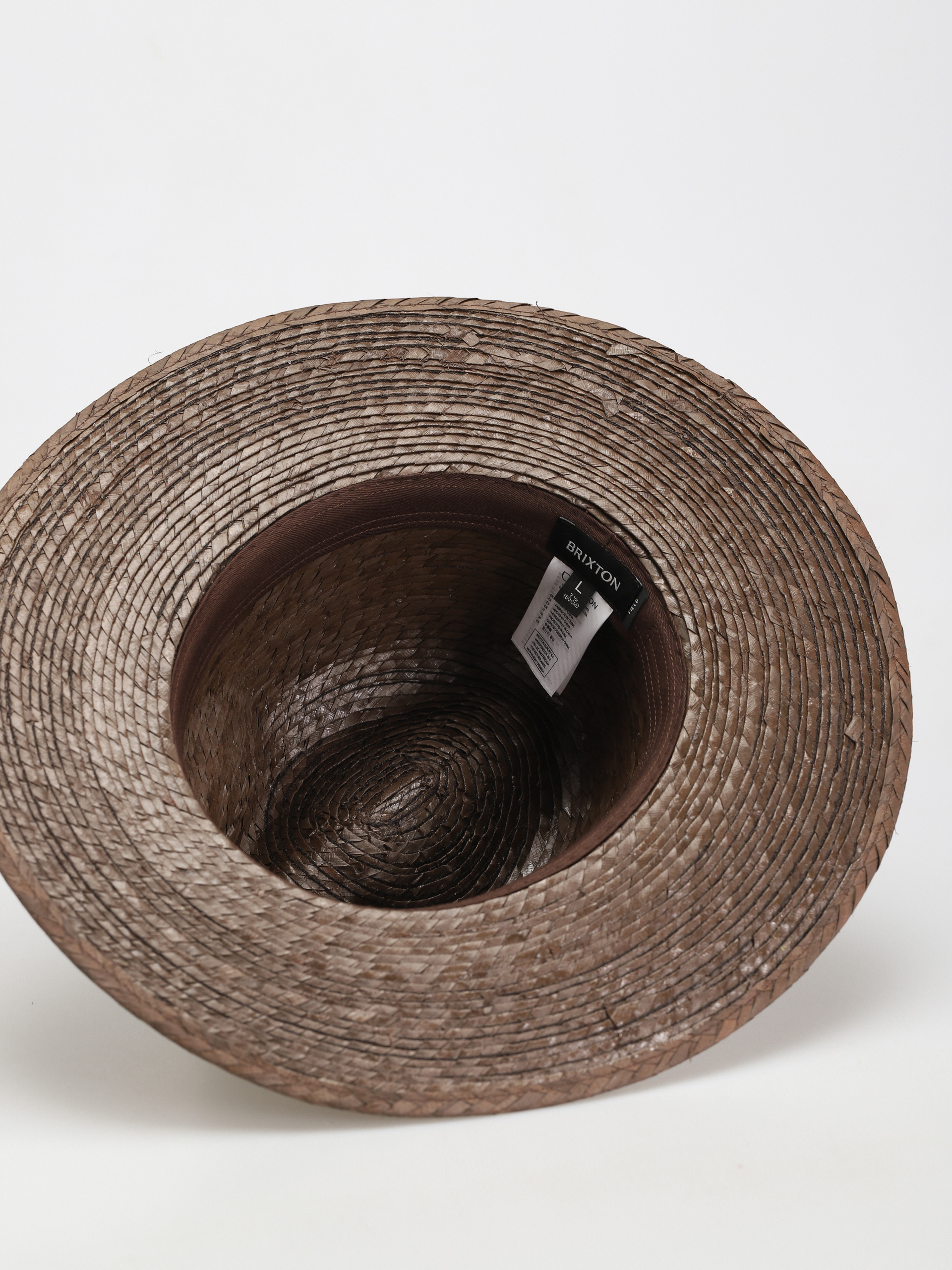 Klobúk Brixton Field Proper Straw Hat (dark earth/natural)