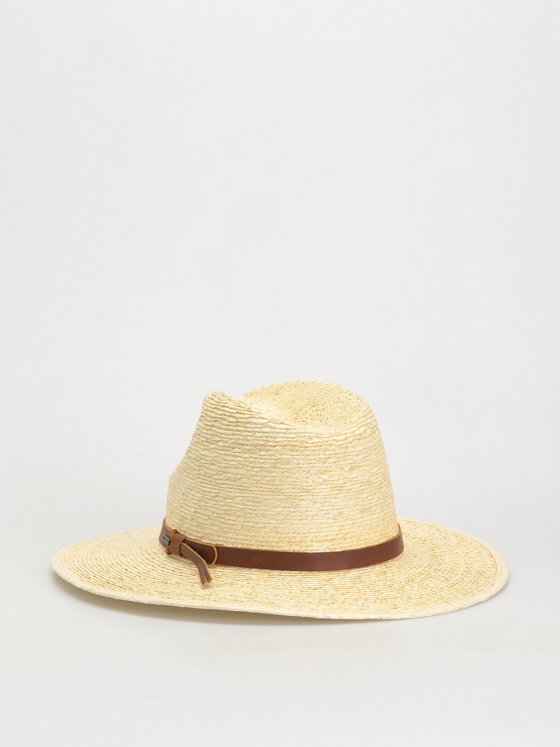 Klobúk Brixton Field Proper Straw Hat (natural/brown)