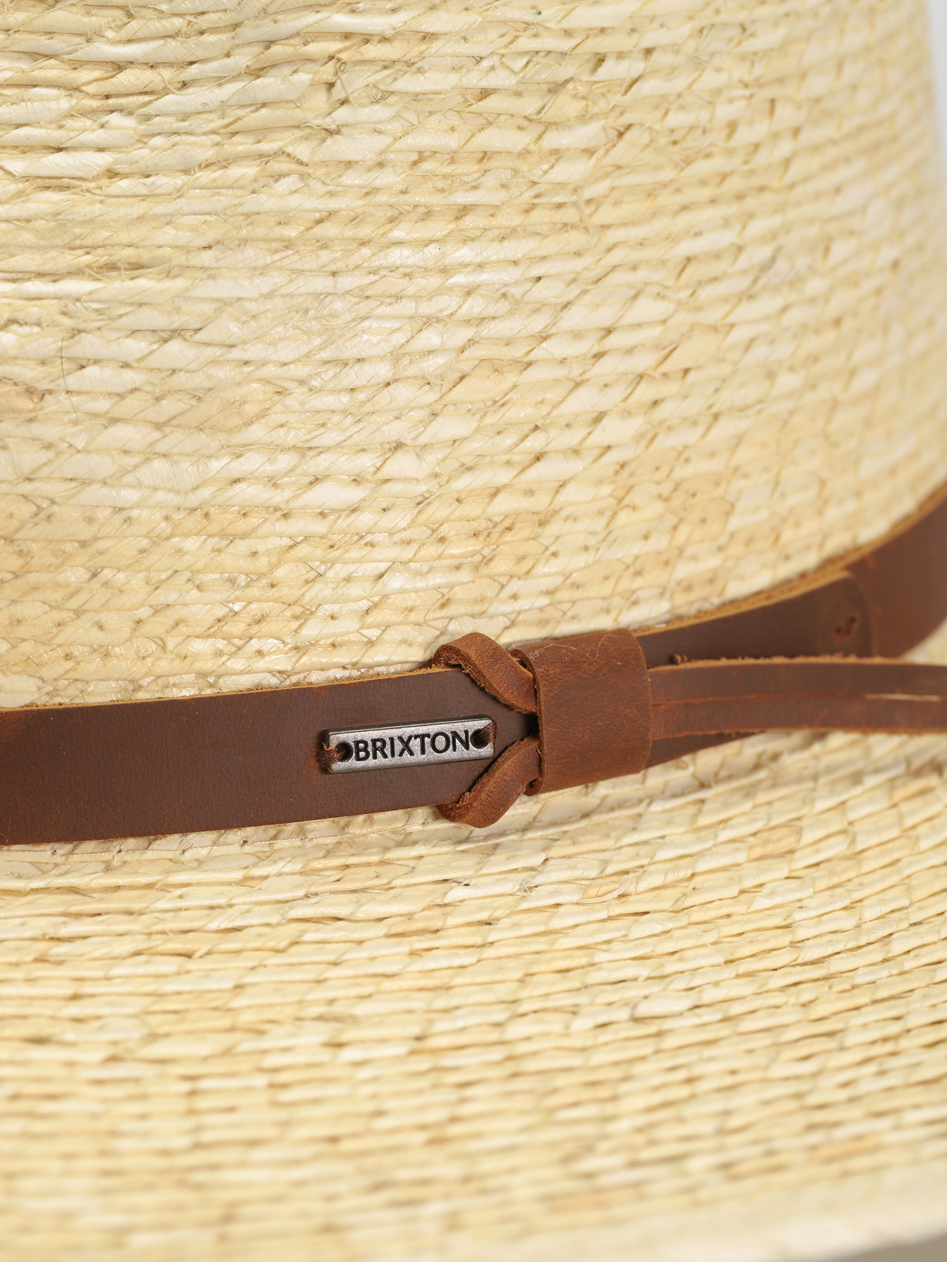 Klobúk Brixton Field Proper Straw Hat (natural/brown)