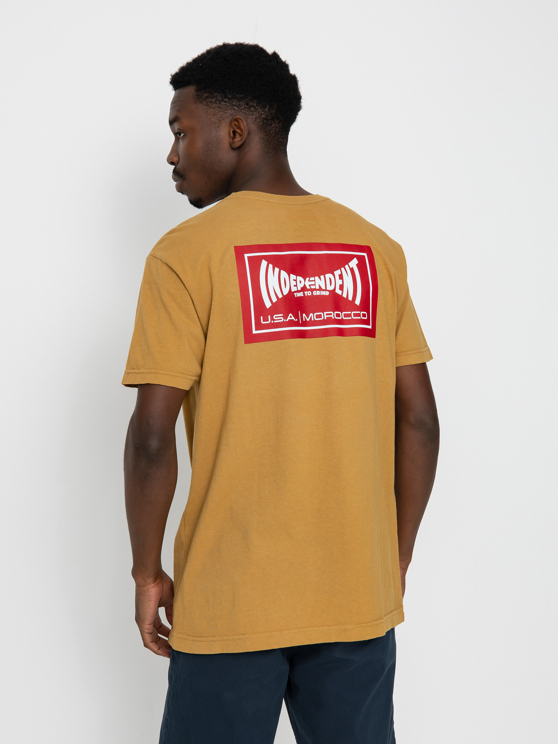 Tričko Etnies Independent Wash (tobacco)