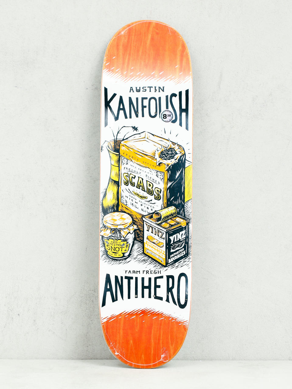 Doska Antihero Kanfoush Farm Fresh (orange)