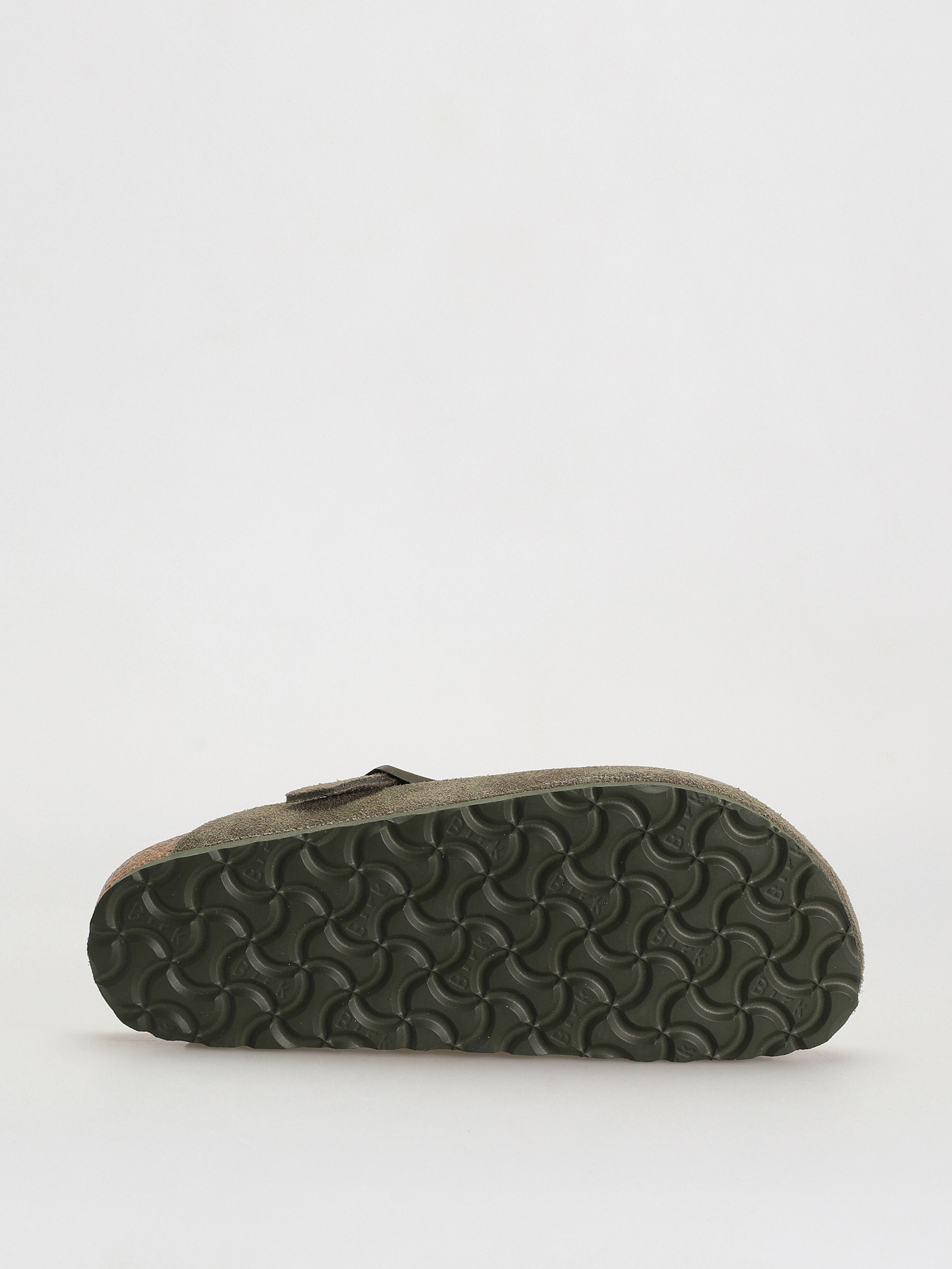 Šľapky Birkenstock Boston SFB Suede Narrow Wmn (modern suede thyme)