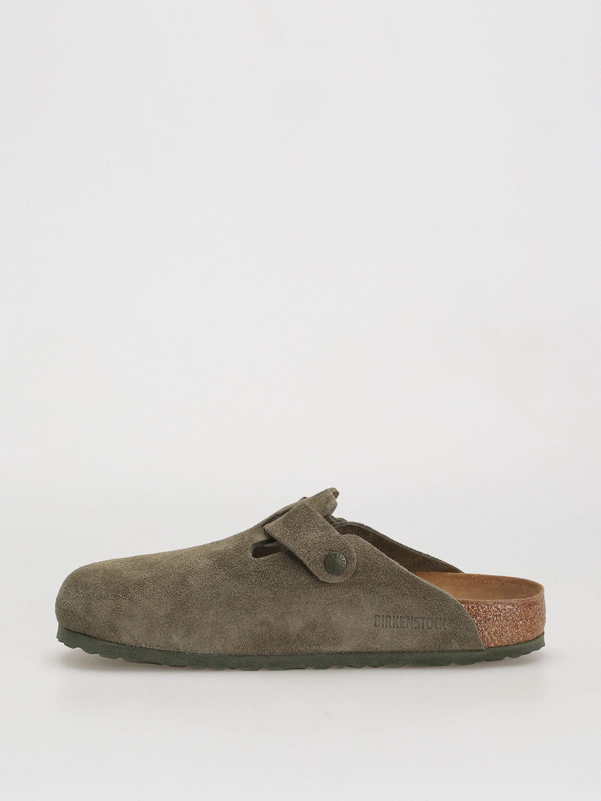 Šľapky Birkenstock Boston Suede Regular (modern suede thyme)