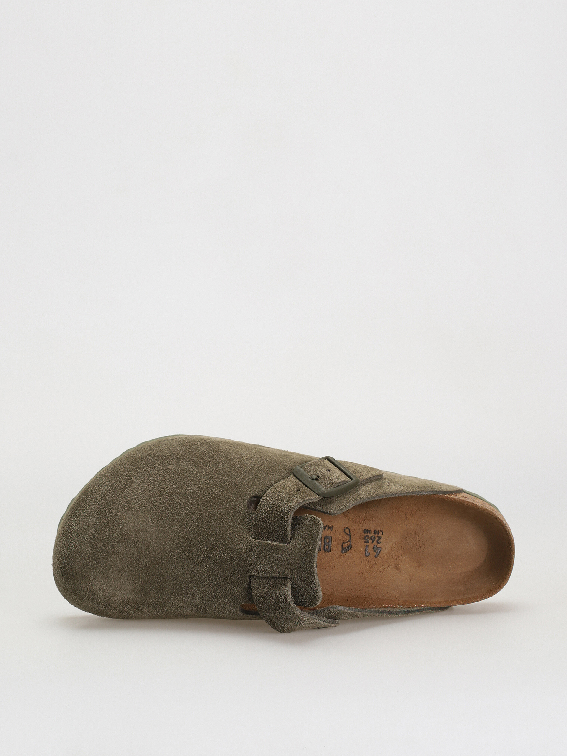 Šľapky Birkenstock Boston Suede Regular (modern suede thyme)