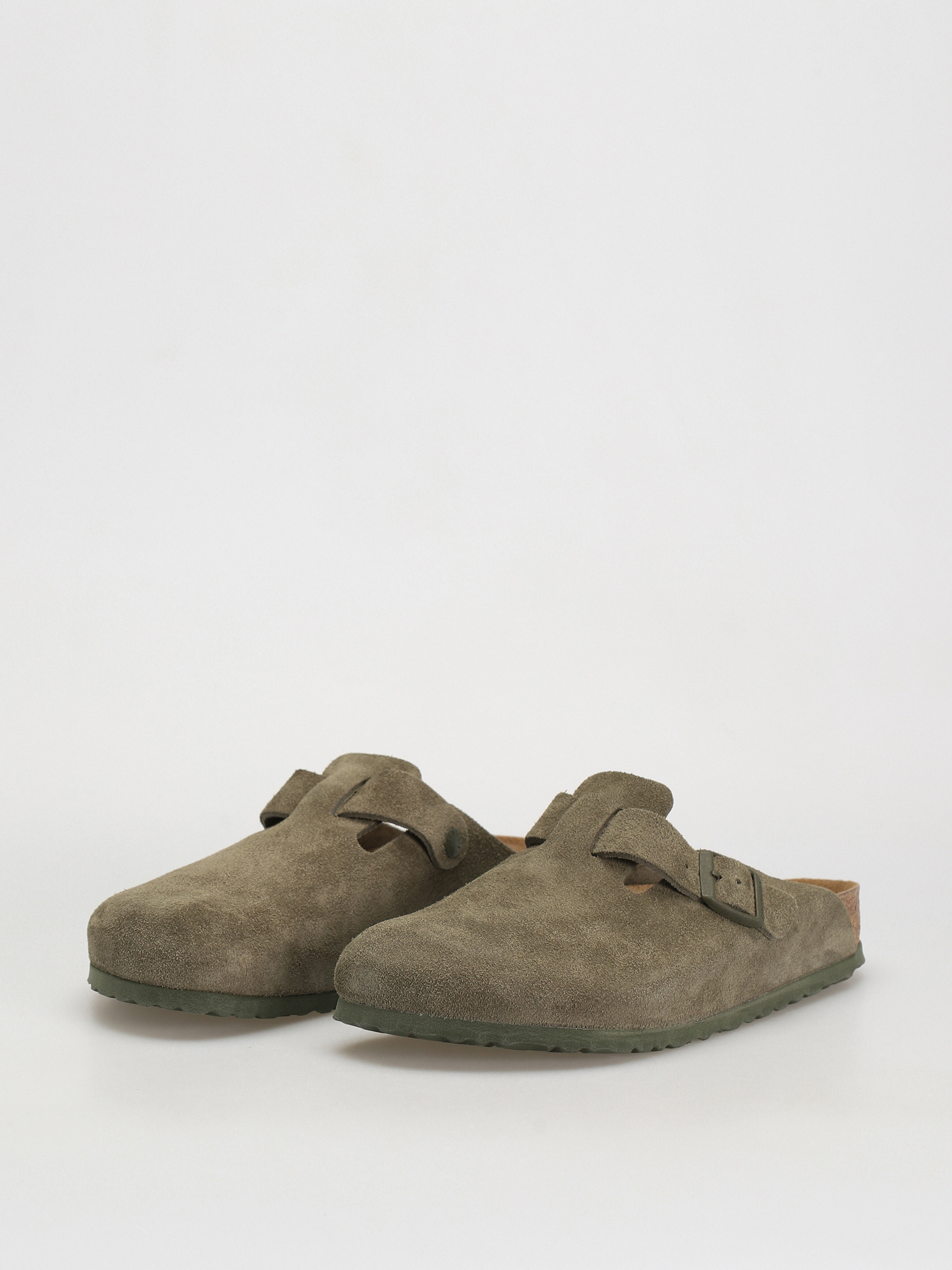 Šľapky Birkenstock Boston Suede Regular (modern suede thyme)