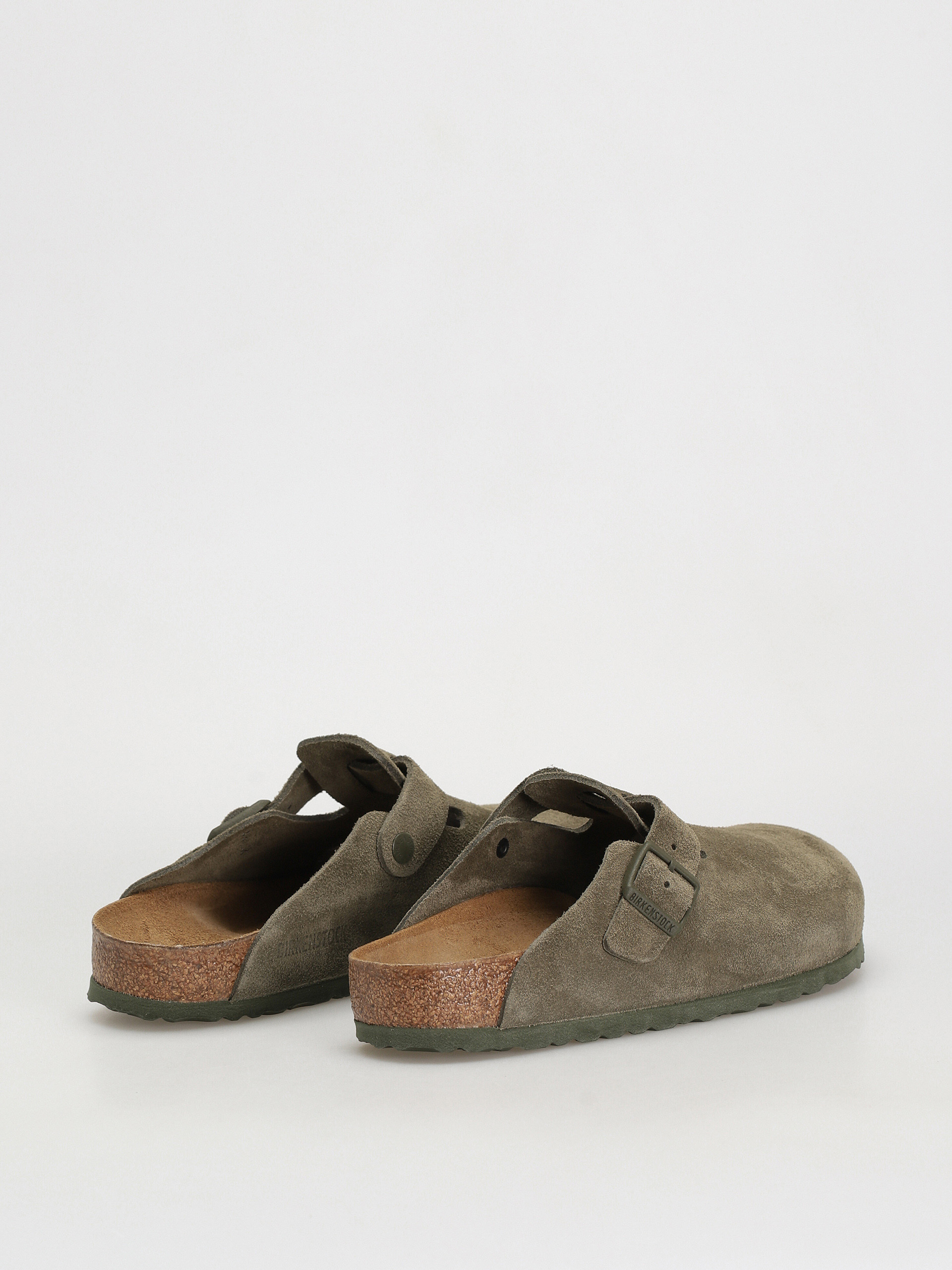 Šľapky Birkenstock Boston Suede Regular (modern suede thyme)