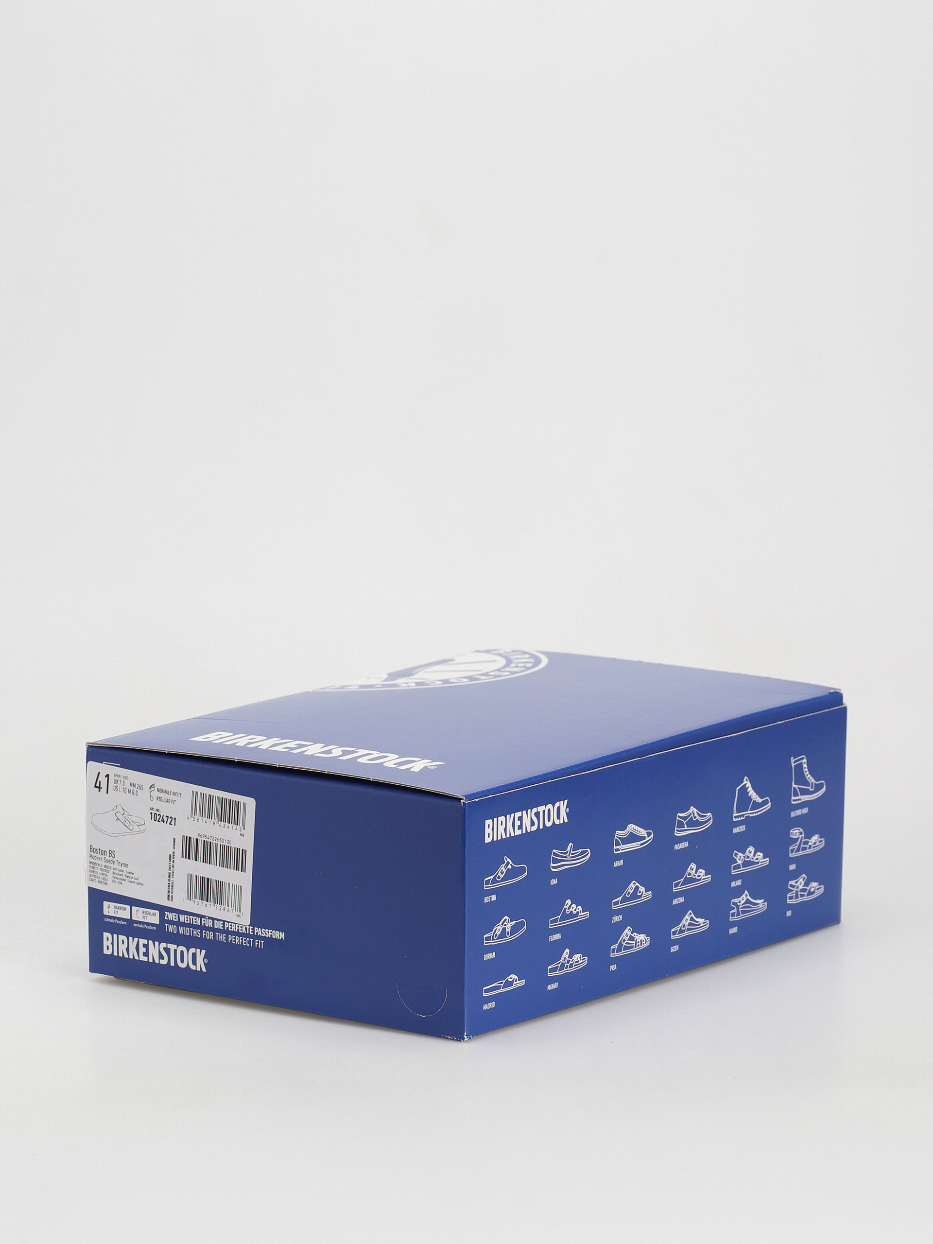 Šľapky Birkenstock Boston Suede Regular (modern suede thyme)