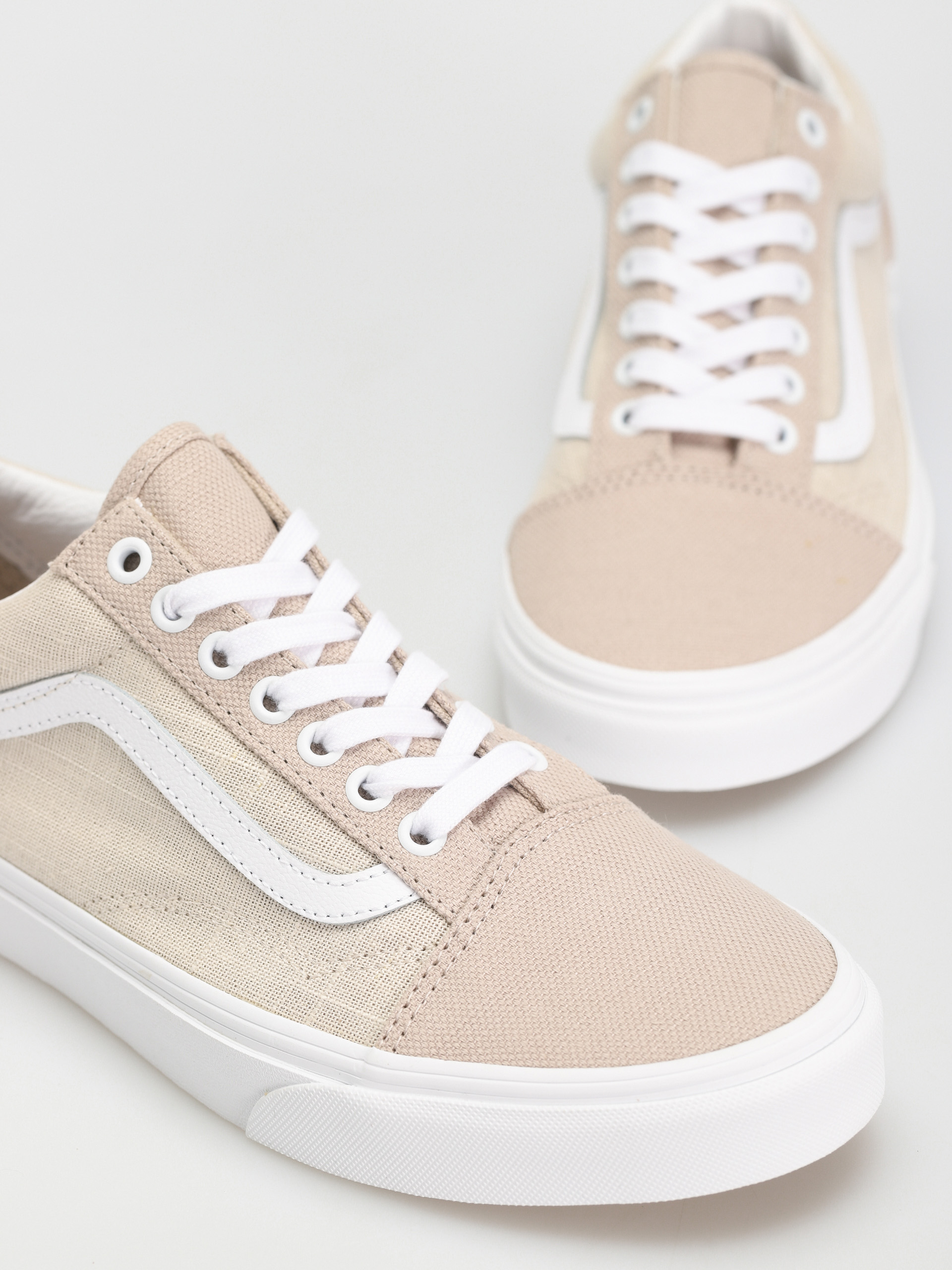 Topánky Vans Old Skool (summer linen natural)