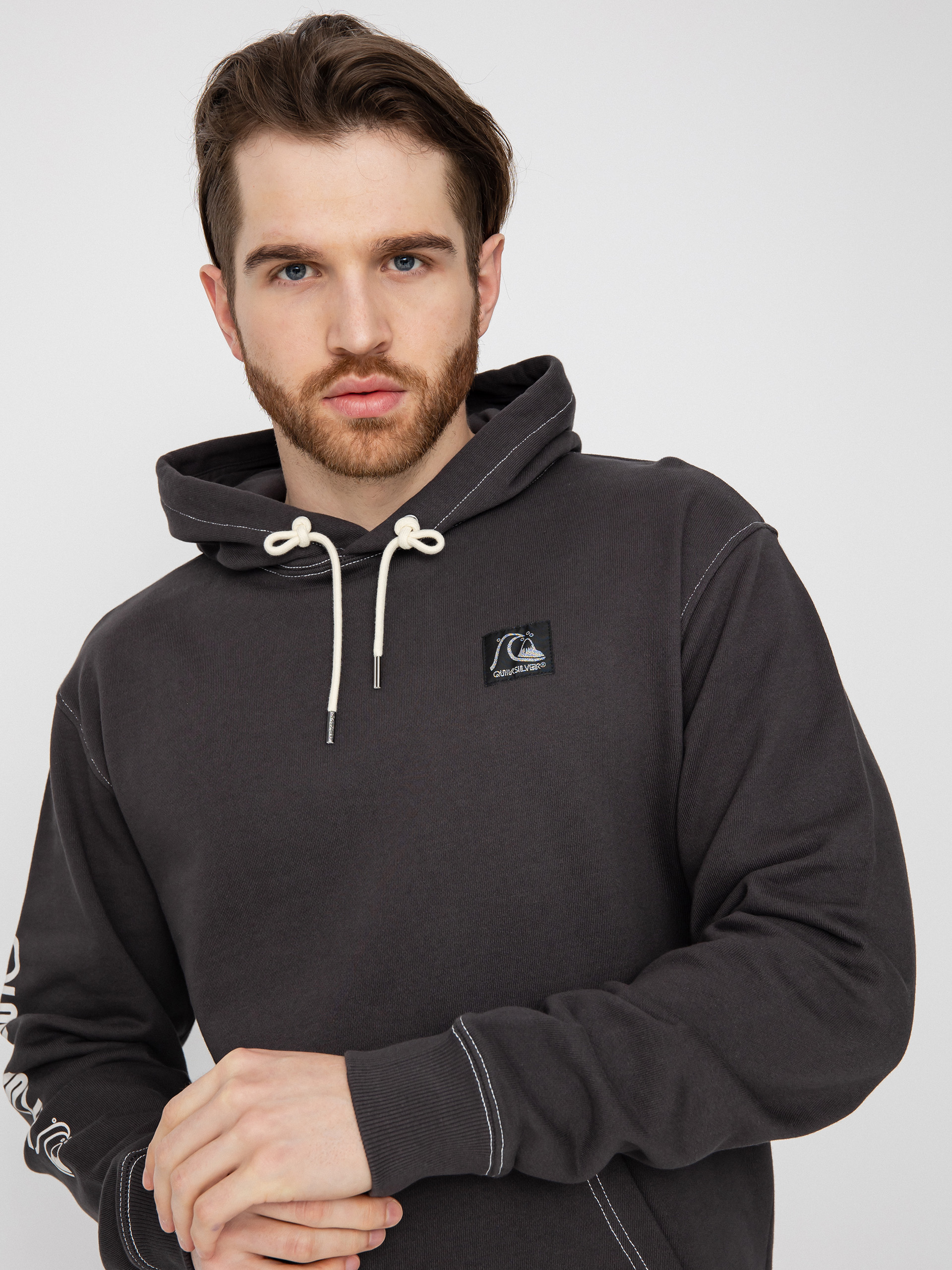 Mikina s kapucňou Quiksilver The Original HD (black)