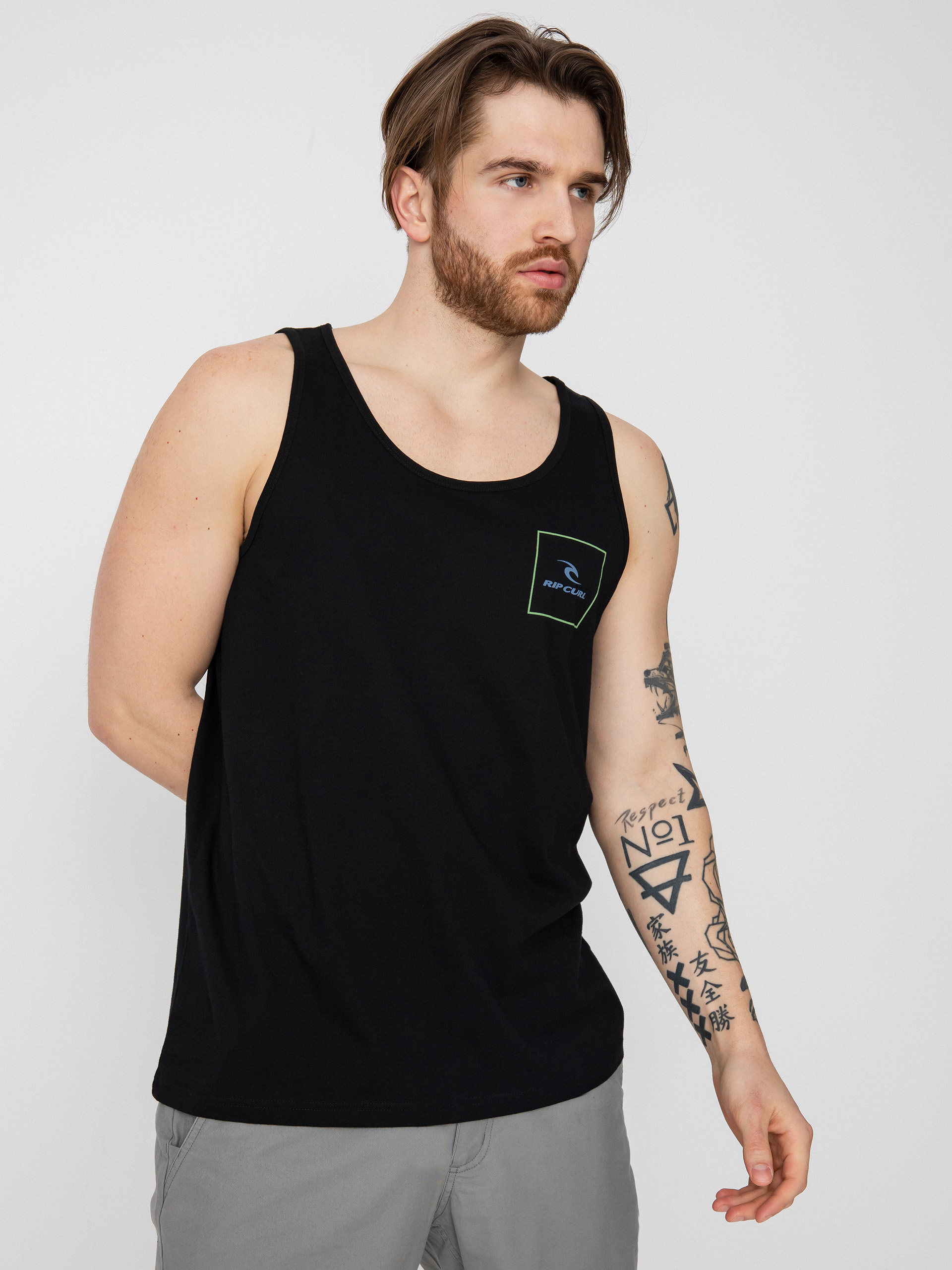 Tričko Rip Curl Corp Icon (black)