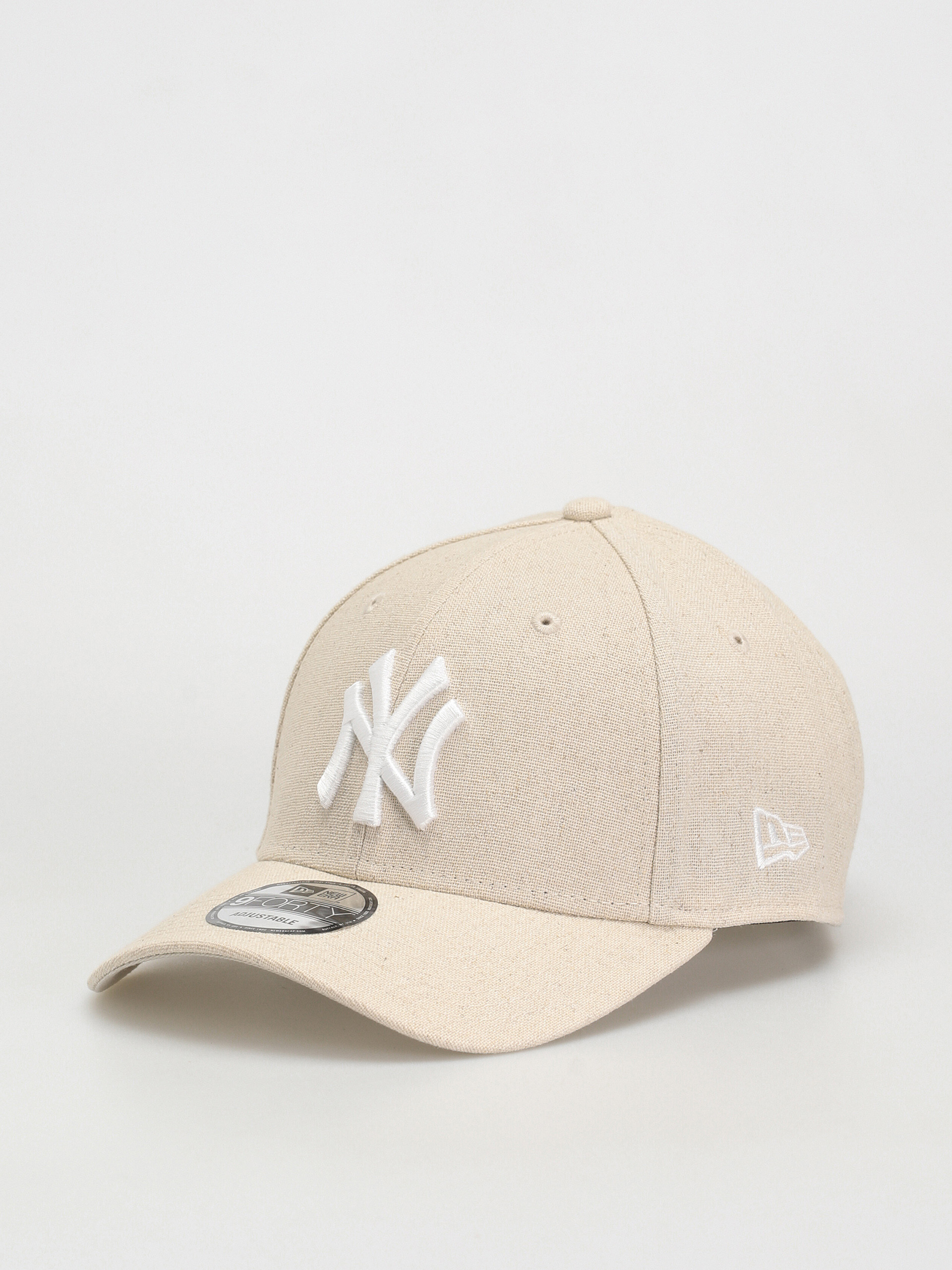 Šiltovka New Era Linen 9Forty New York Yankees (stone/white)