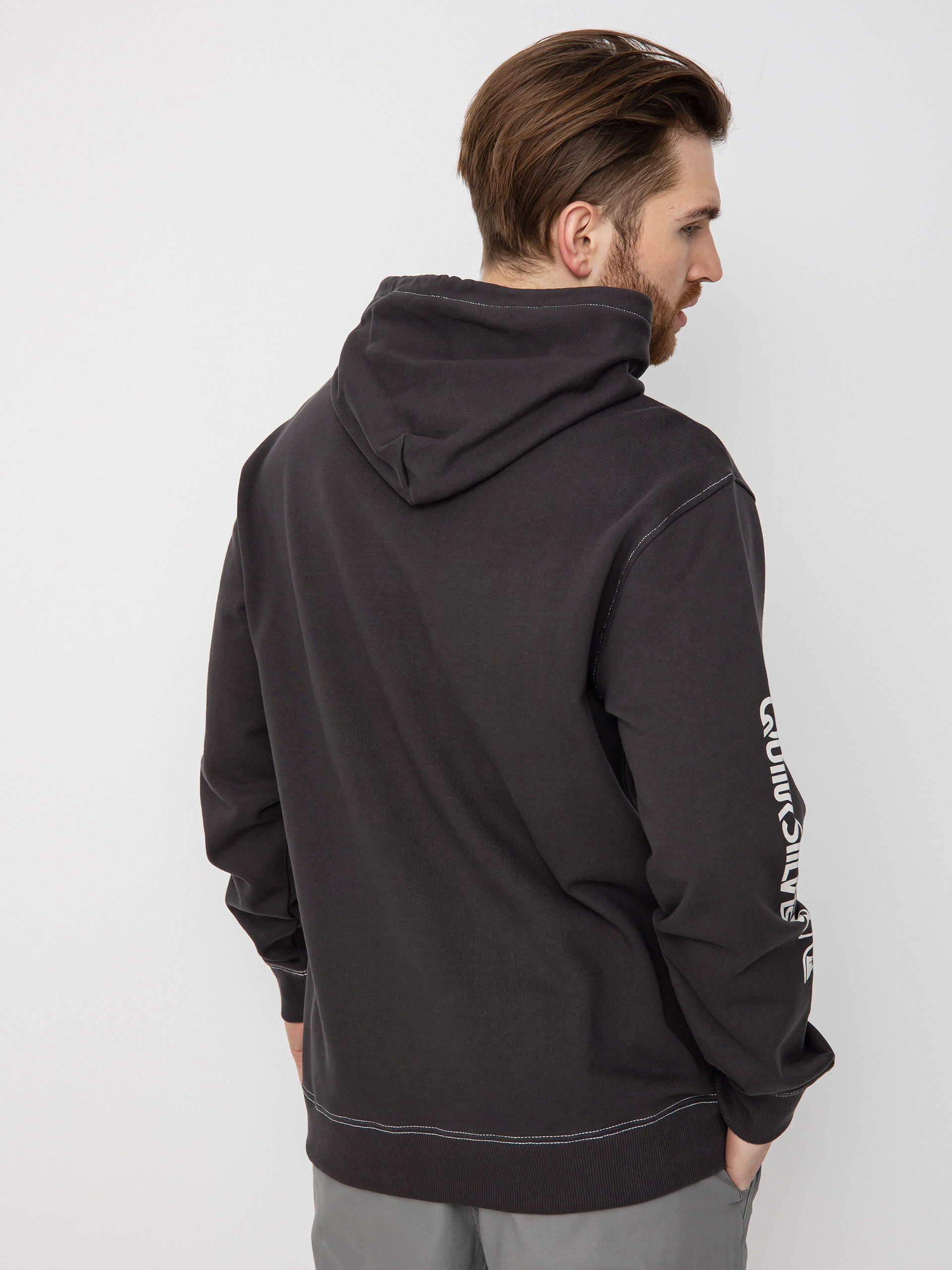 Mikina s kapucňou Quiksilver The Original HD (black)