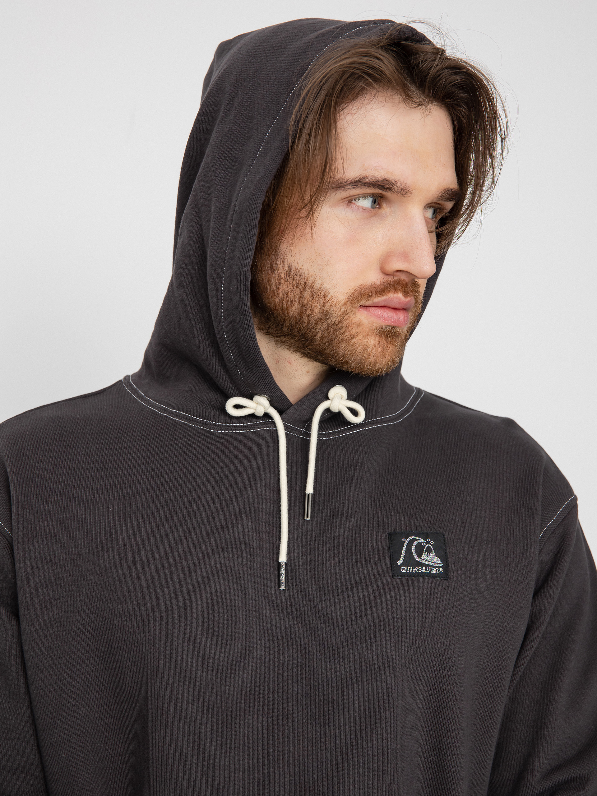 Mikina s kapucňou Quiksilver The Original HD (black)