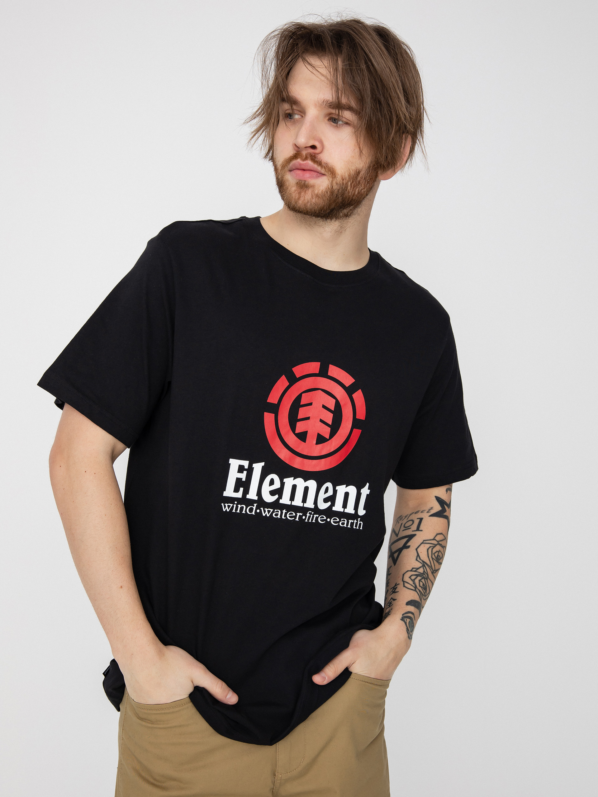 Tričko Element Vertical (flint black)