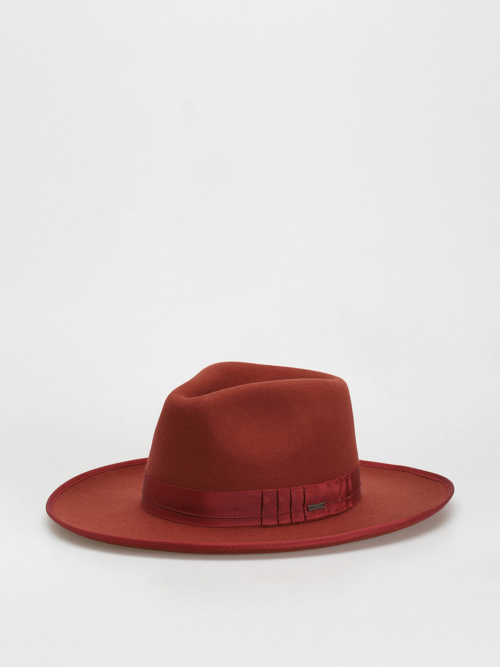 Klobúk Brixton Reno Fedora (burnt henna)