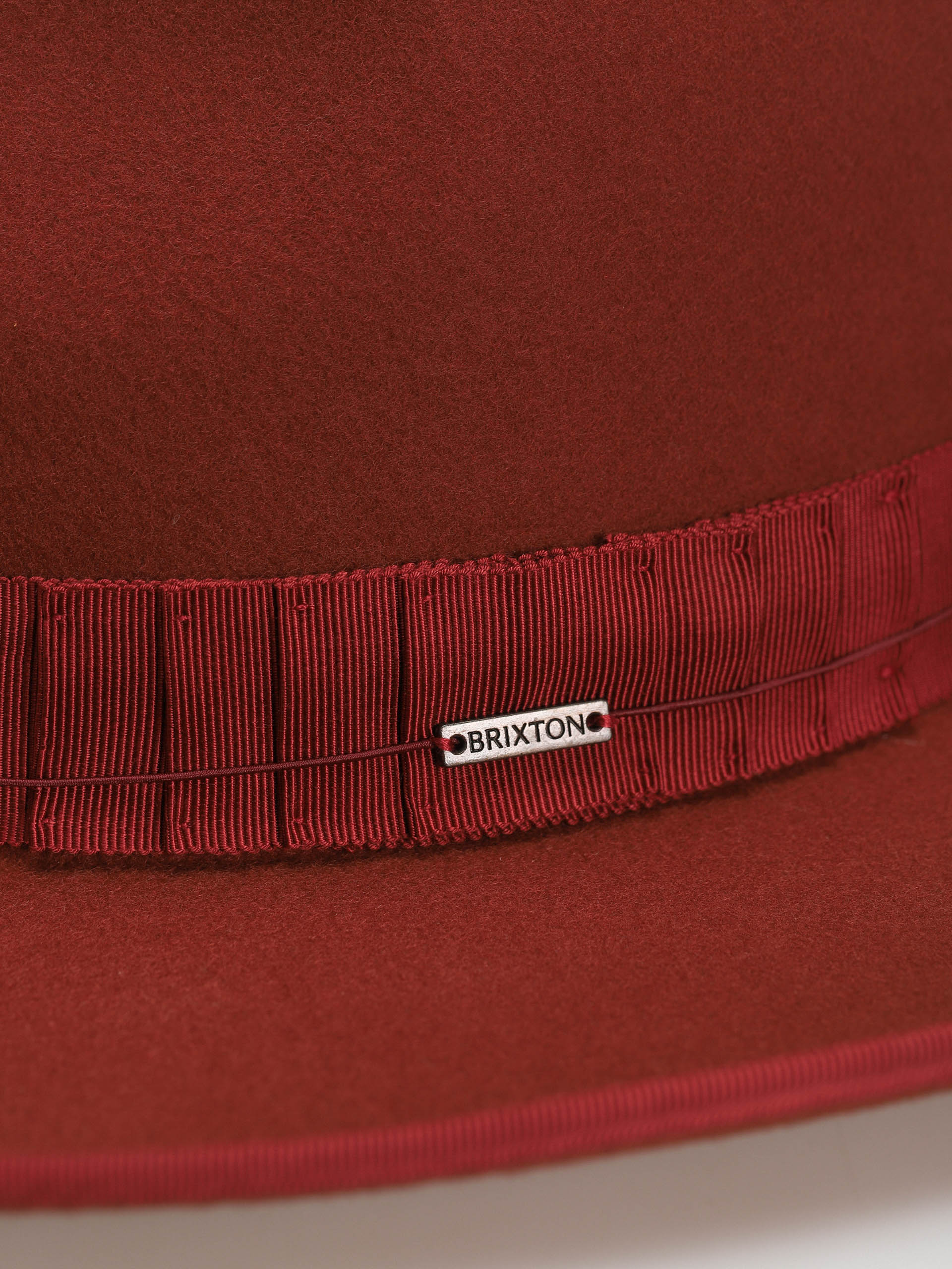 Klobúk Brixton Reno Fedora (burnt henna)