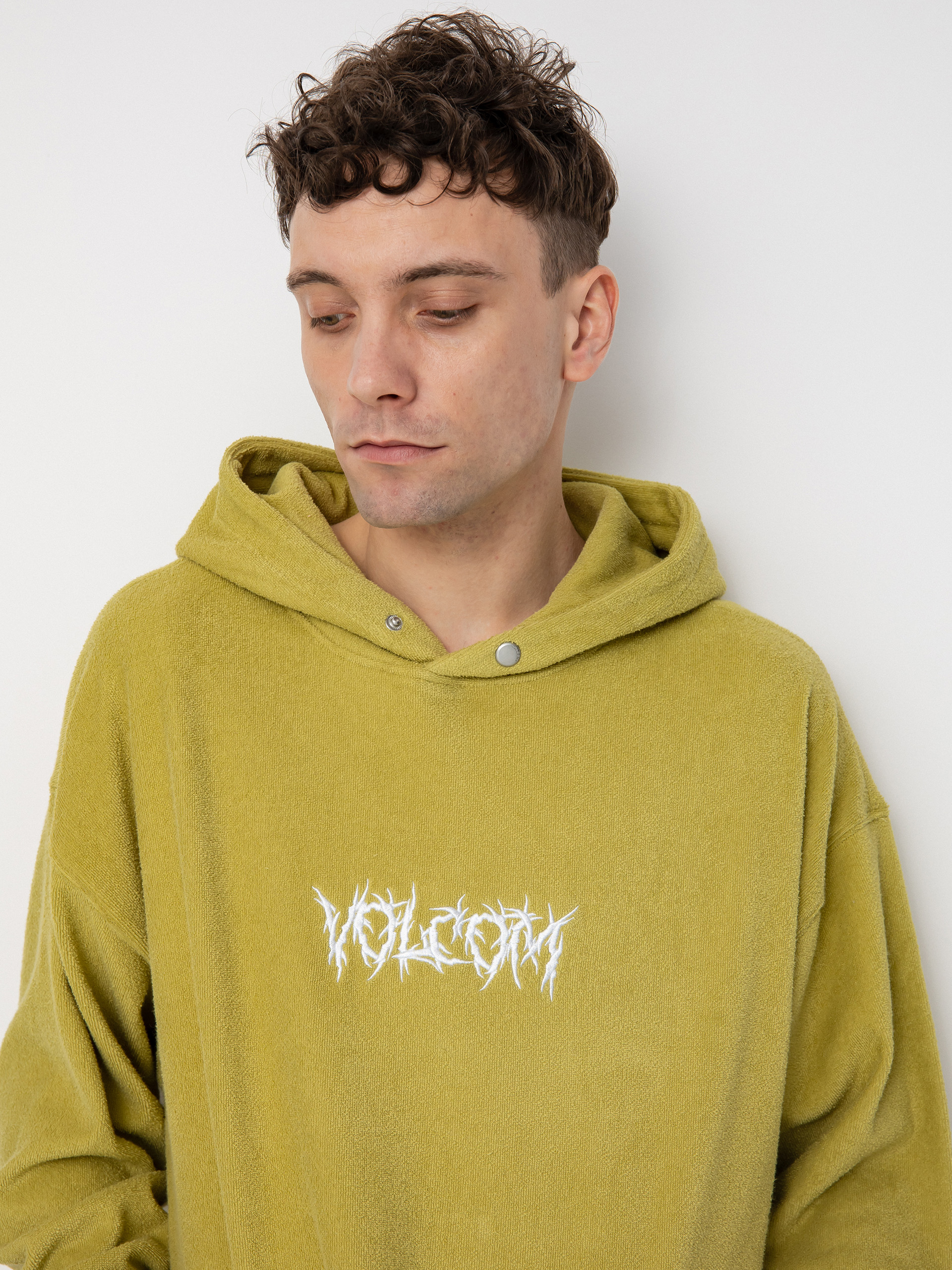 Mikina s kapucňou Volcom Chillhood HD (lentil green)
