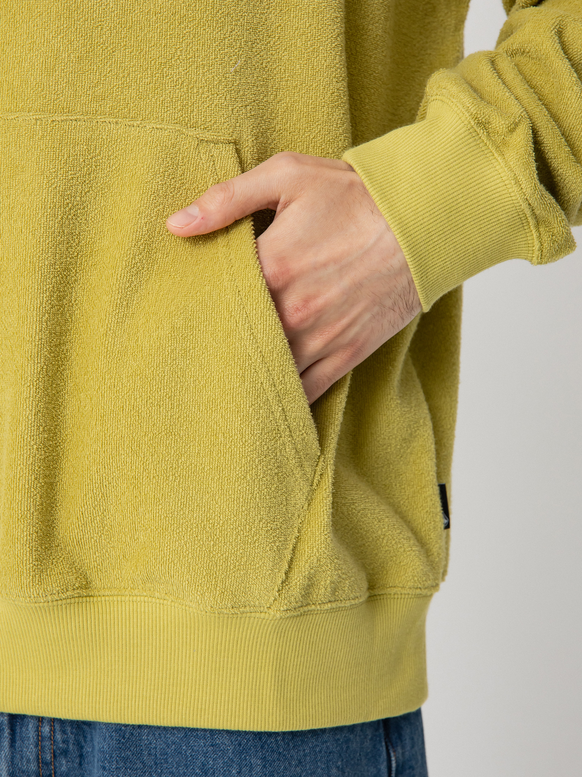 Mikina s kapucňou Volcom Chillhood HD (lentil green)