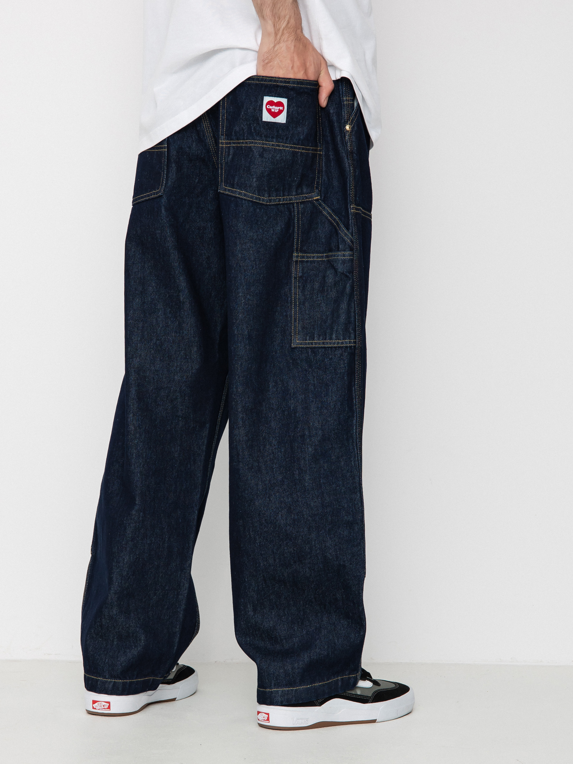 Nohavice Carhartt WIP Nash DK (blue)