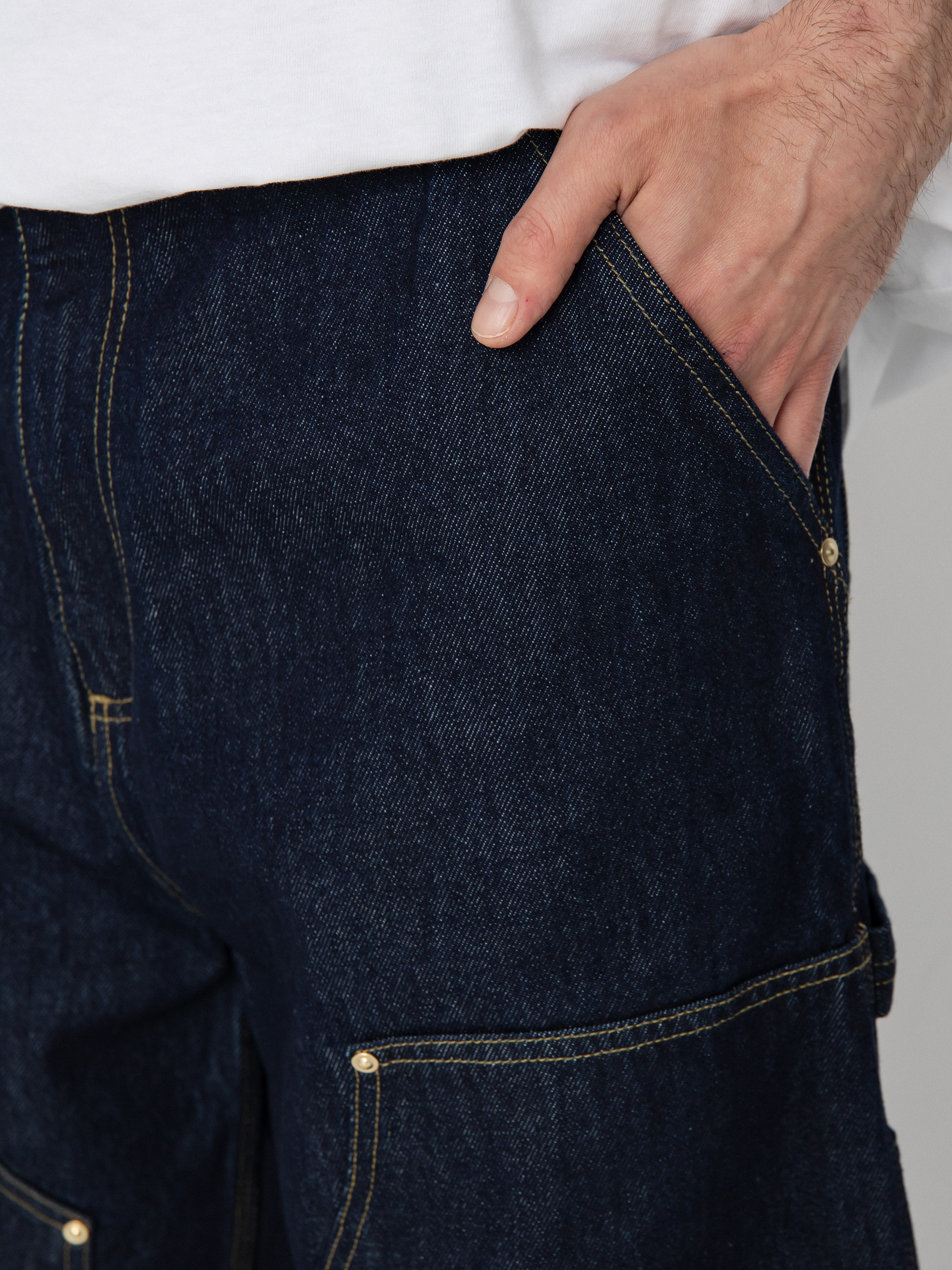 Nohavice Carhartt WIP Nash DK (blue)