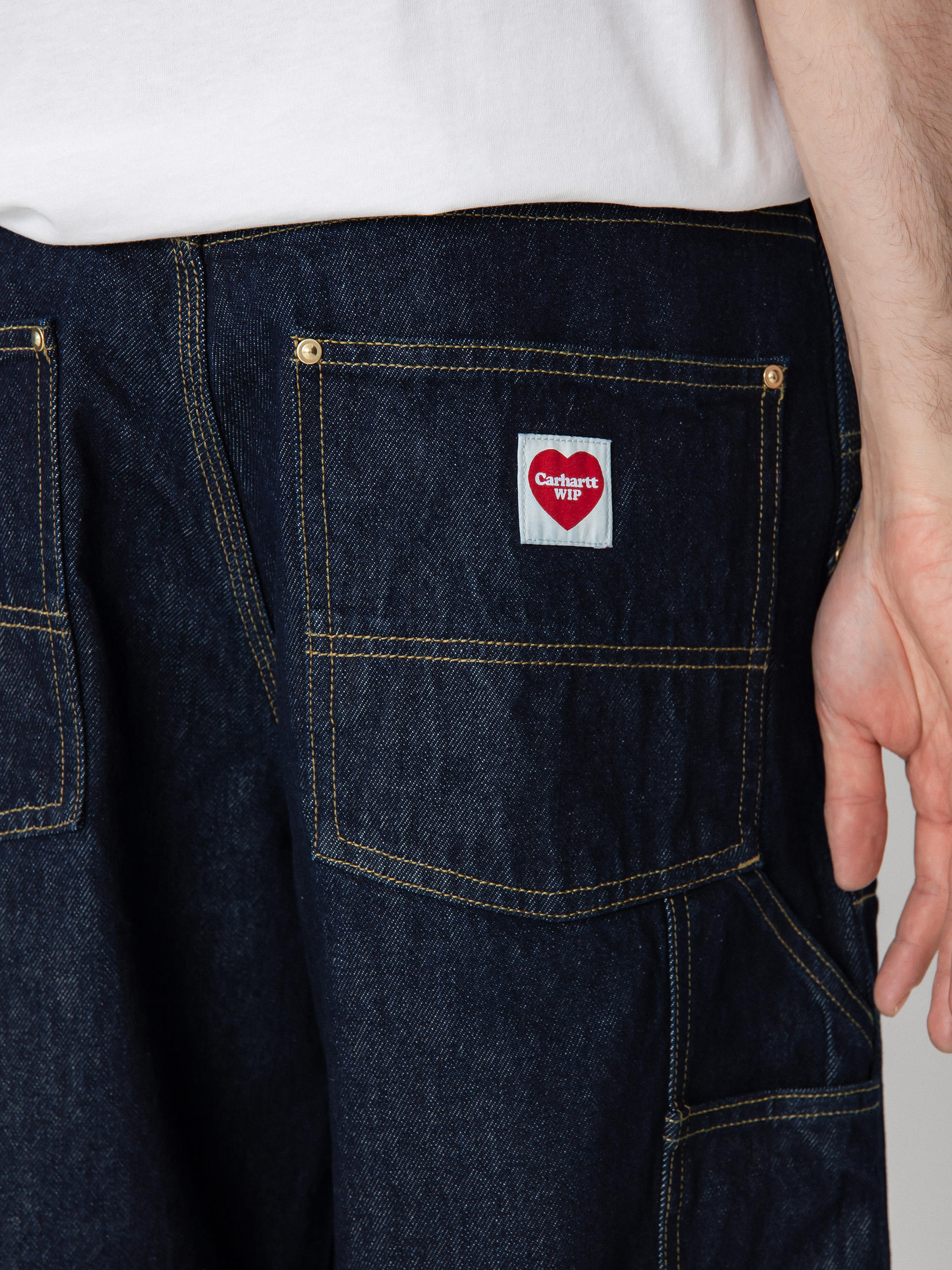 Nohavice Carhartt WIP Nash DK (blue)