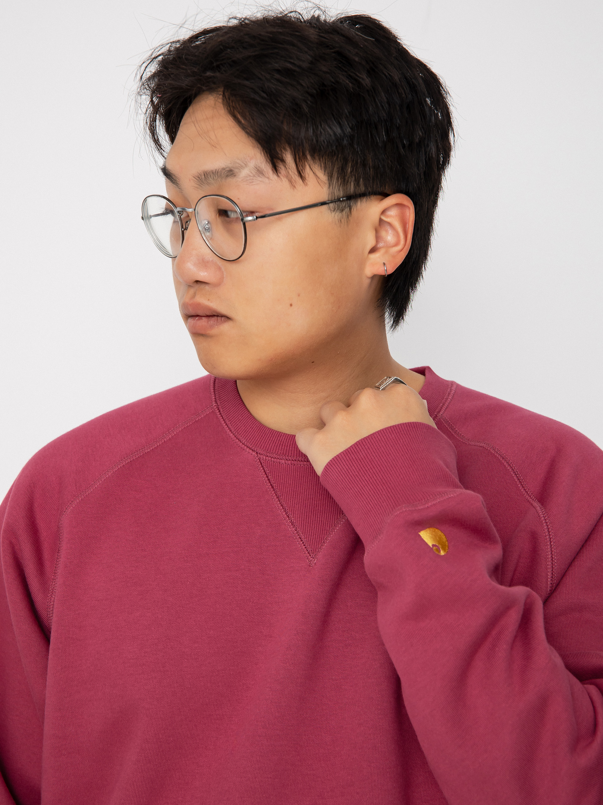 Mikina Carhartt WIP Chase (punch/gold)