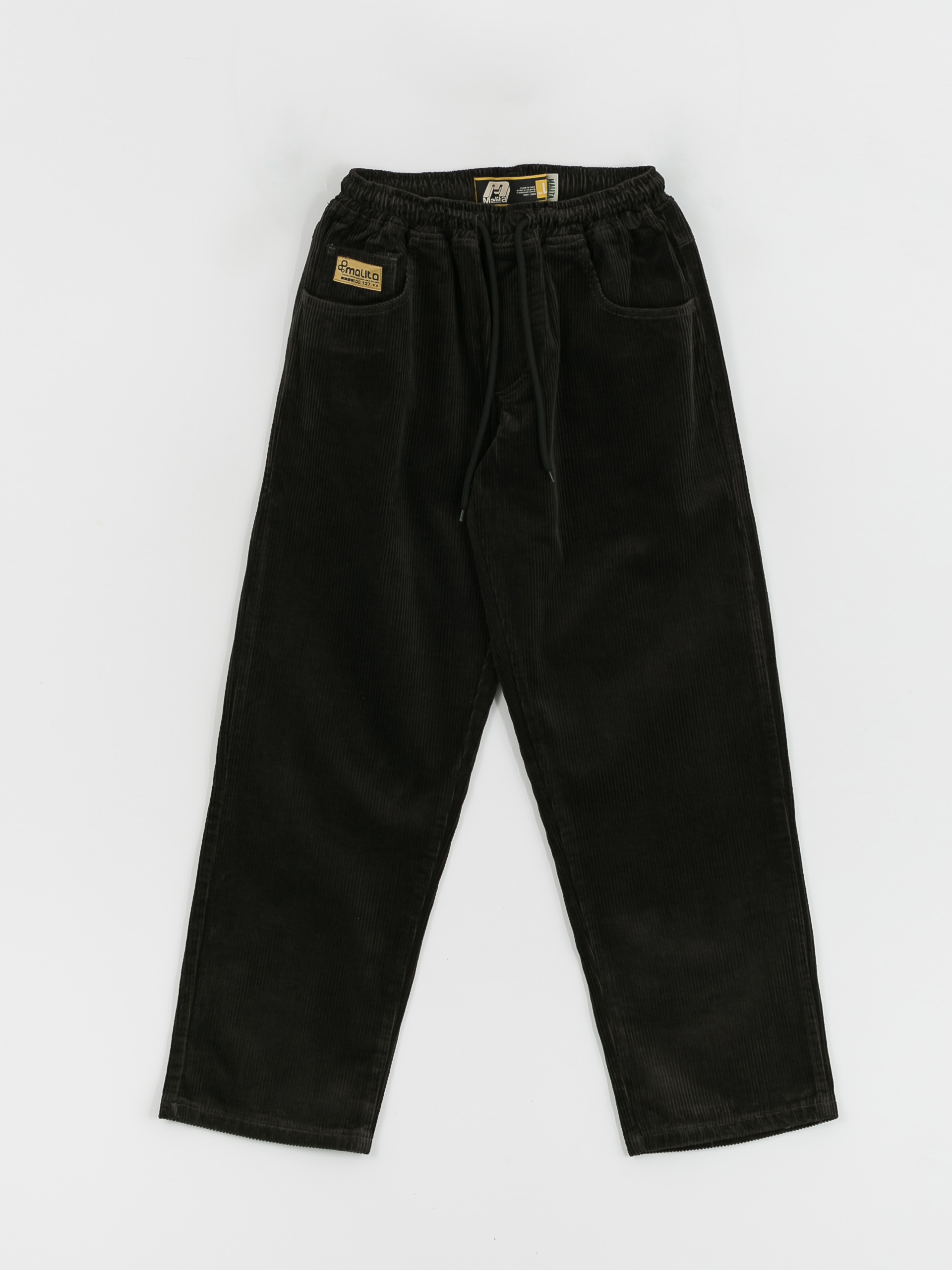 Nohavice Malita Cord Log Elastic (graphite)