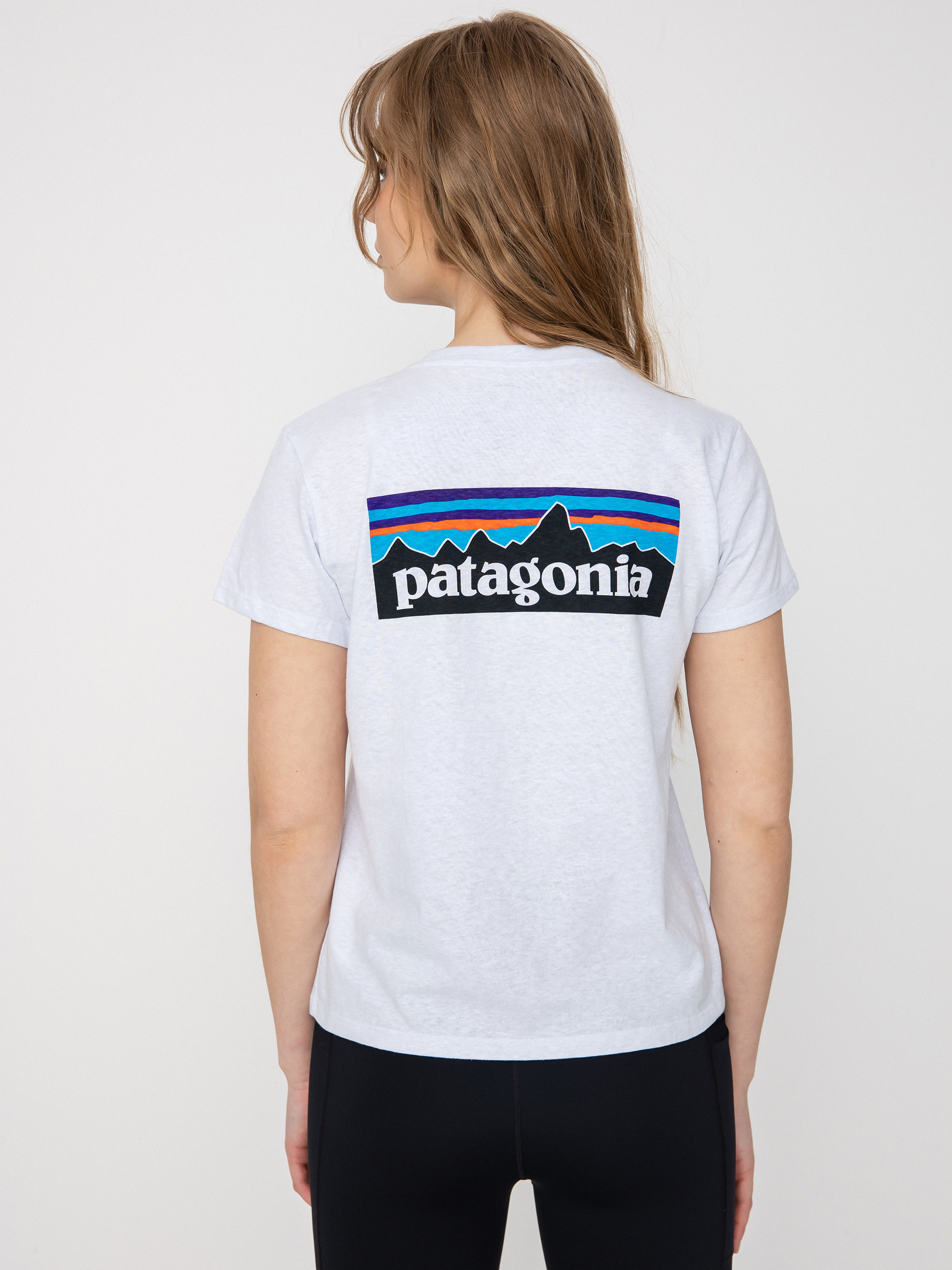 Tričko Patagonia P 6 Logo Responsibili Wmn (white)