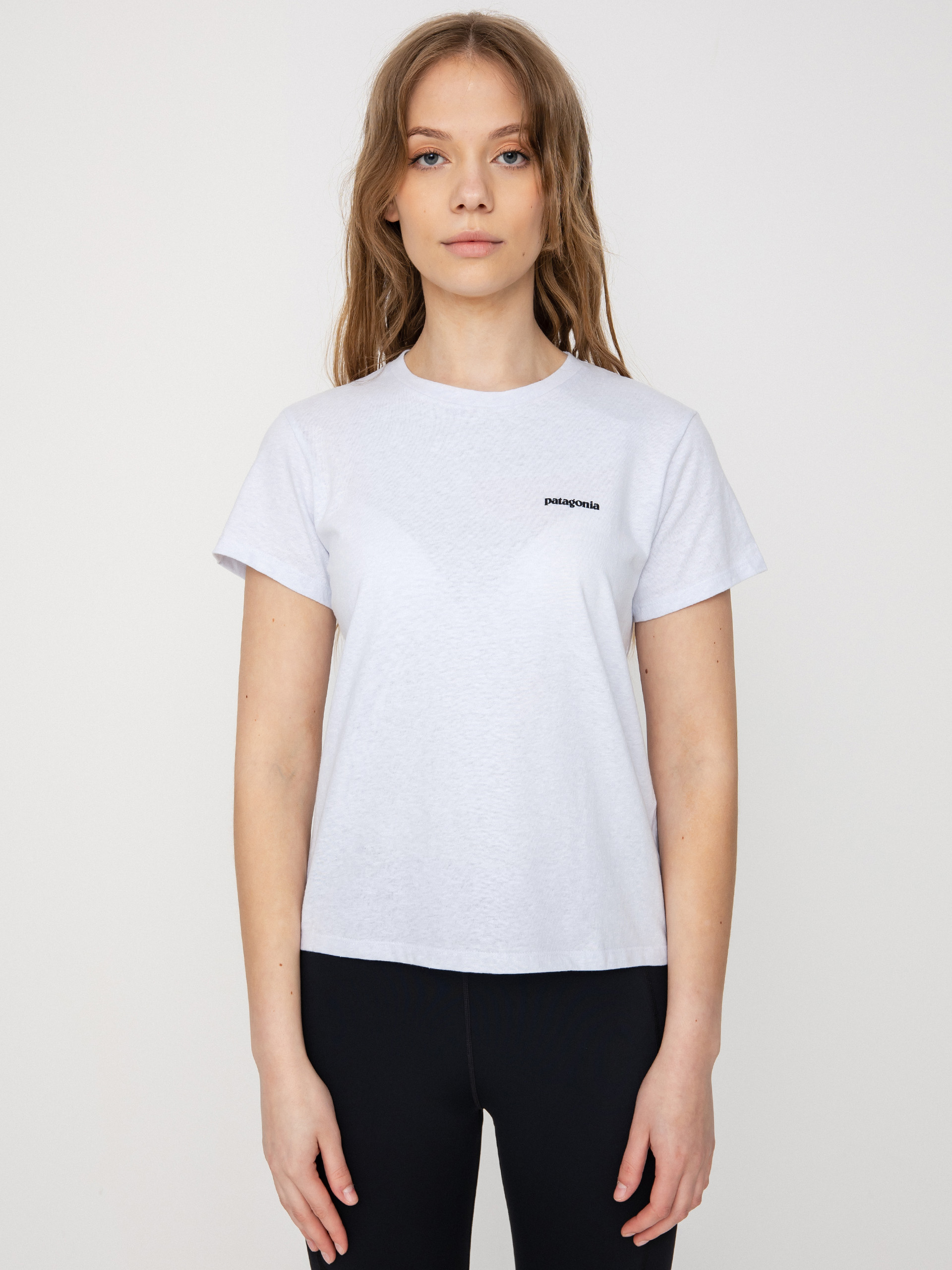 Tričko Patagonia P 6 Logo Responsibili Wmn (white)