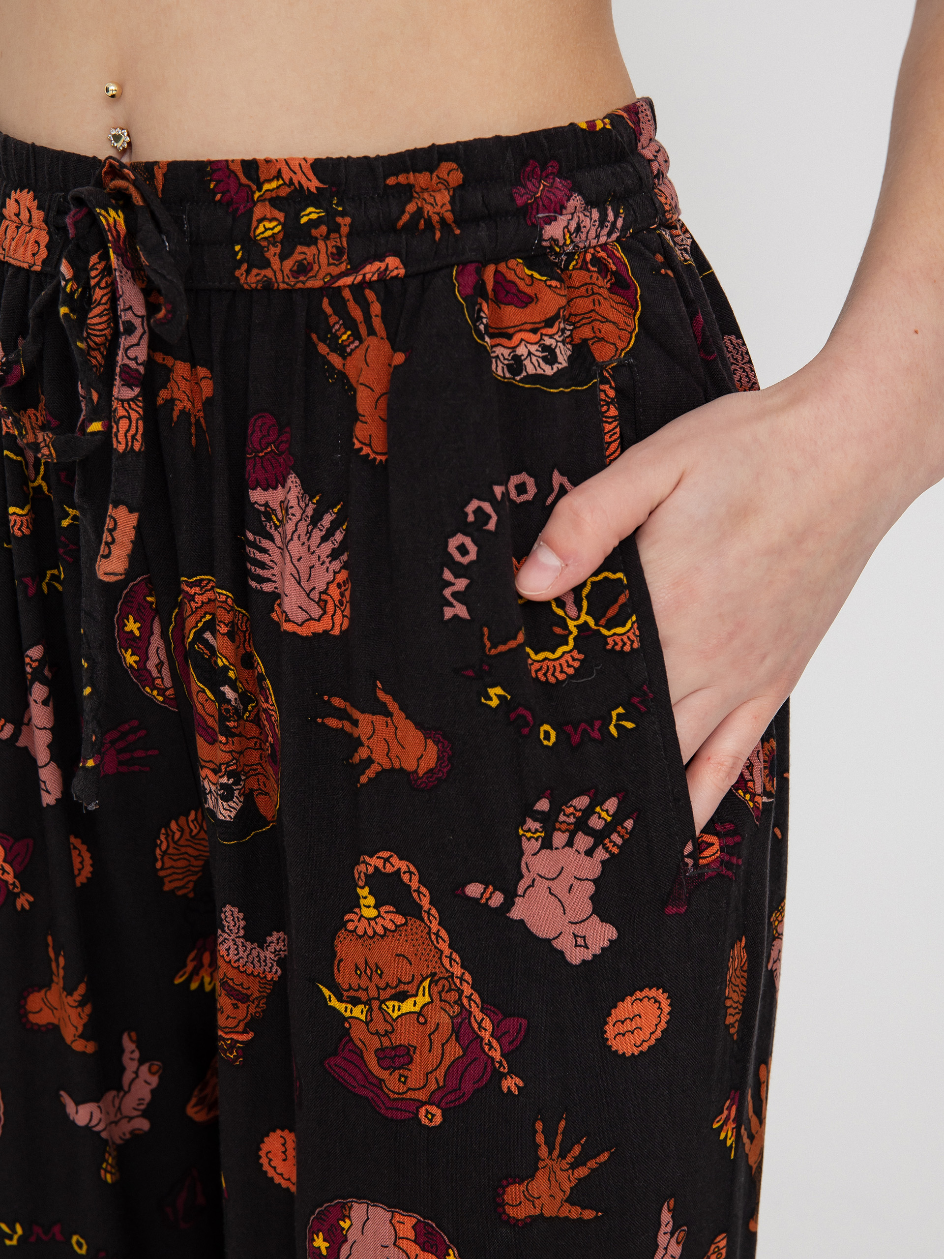 Nohavice Volcom Connected Minds Surf Wmn (black)