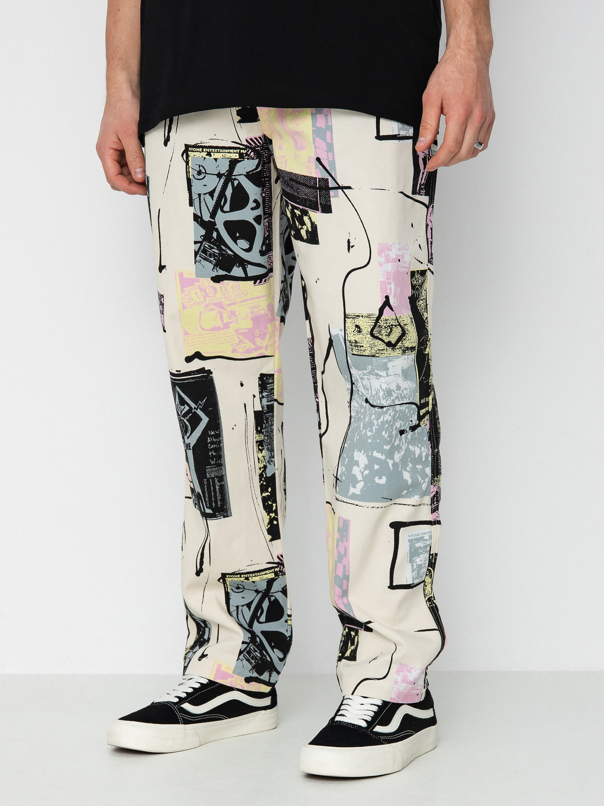 Nohavice Volcom Psychstone Ew (whitecap grey)