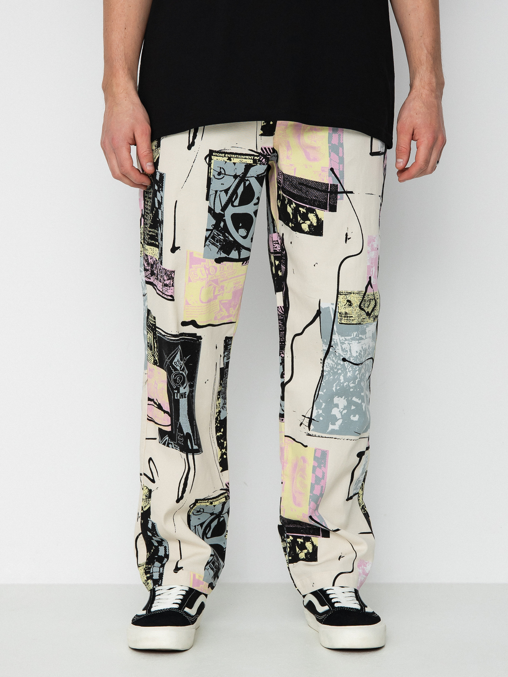 Nohavice Volcom Psychstone Ew (whitecap grey)