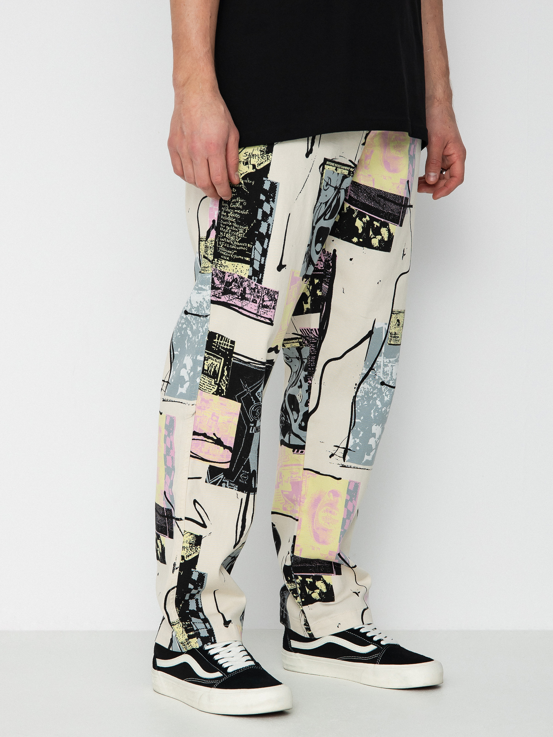 Nohavice Volcom Psychstone Ew (whitecap grey)