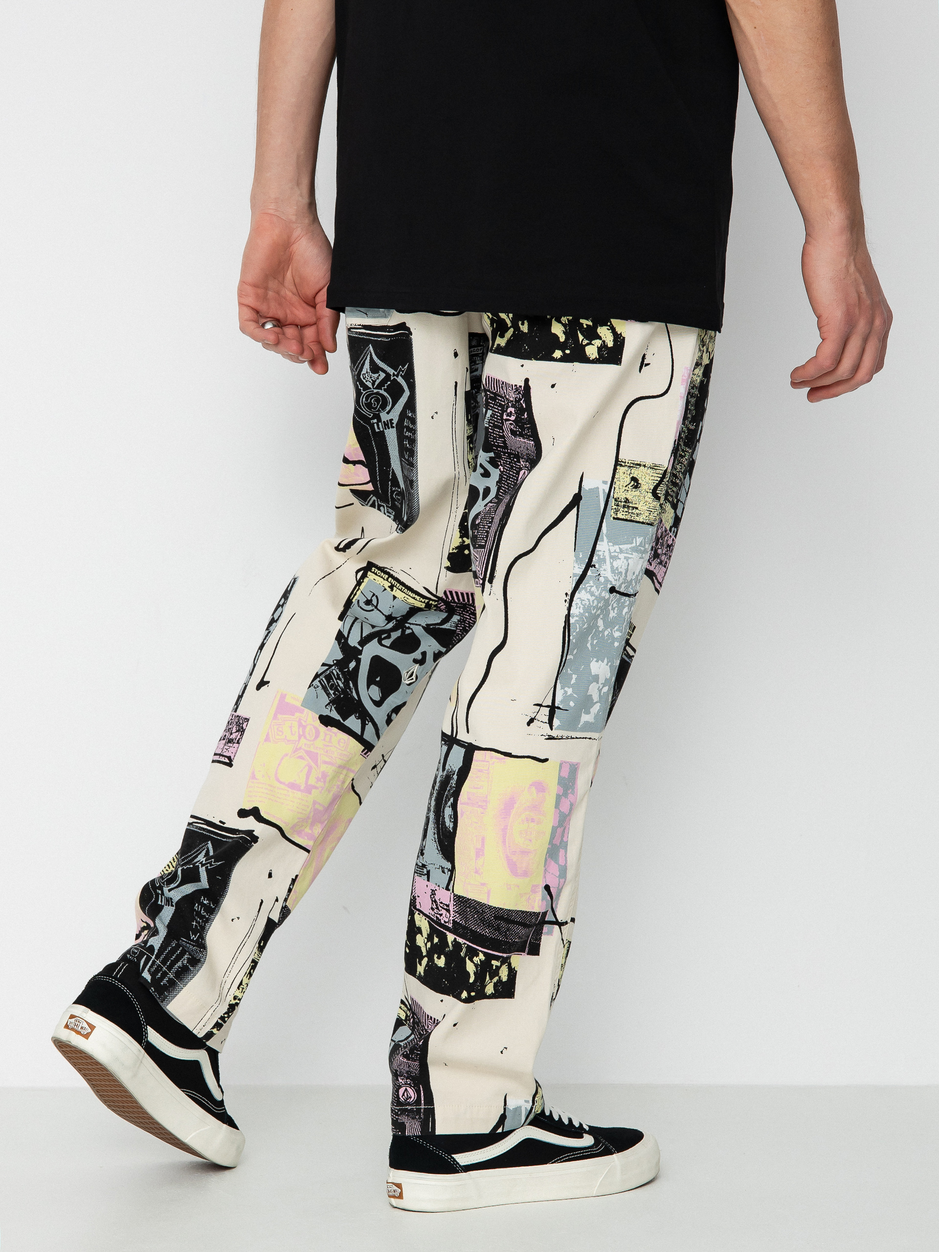 Nohavice Volcom Psychstone Ew (whitecap grey)