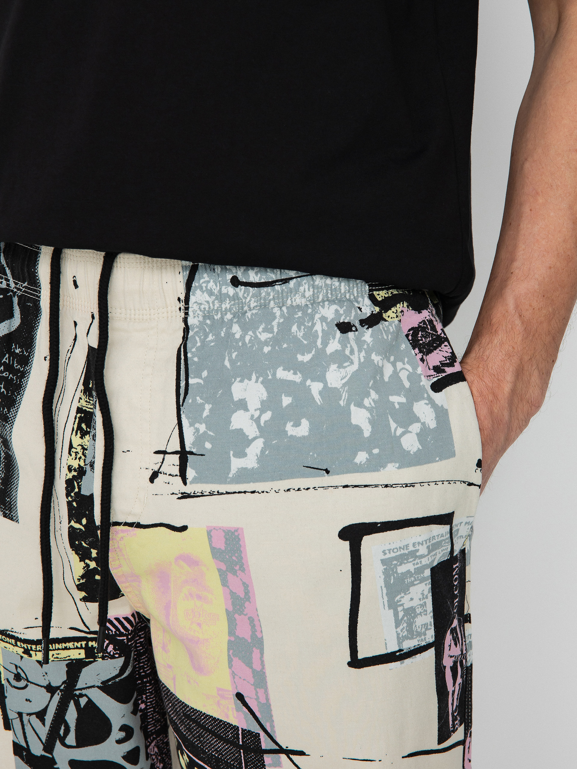 Nohavice Volcom Psychstone Ew (whitecap grey)